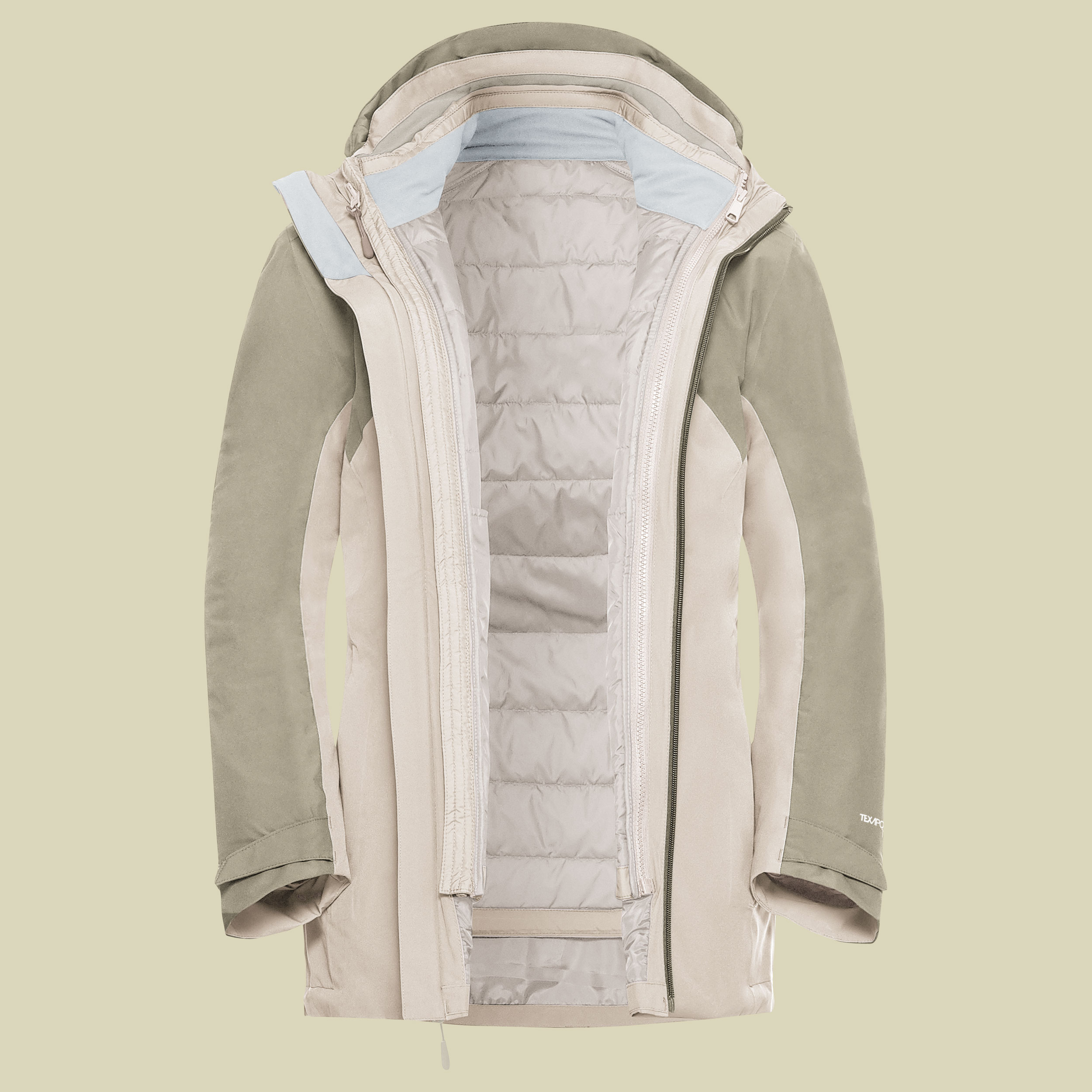 Hunberg 3in1 Jkt Women XL beige- pale sand