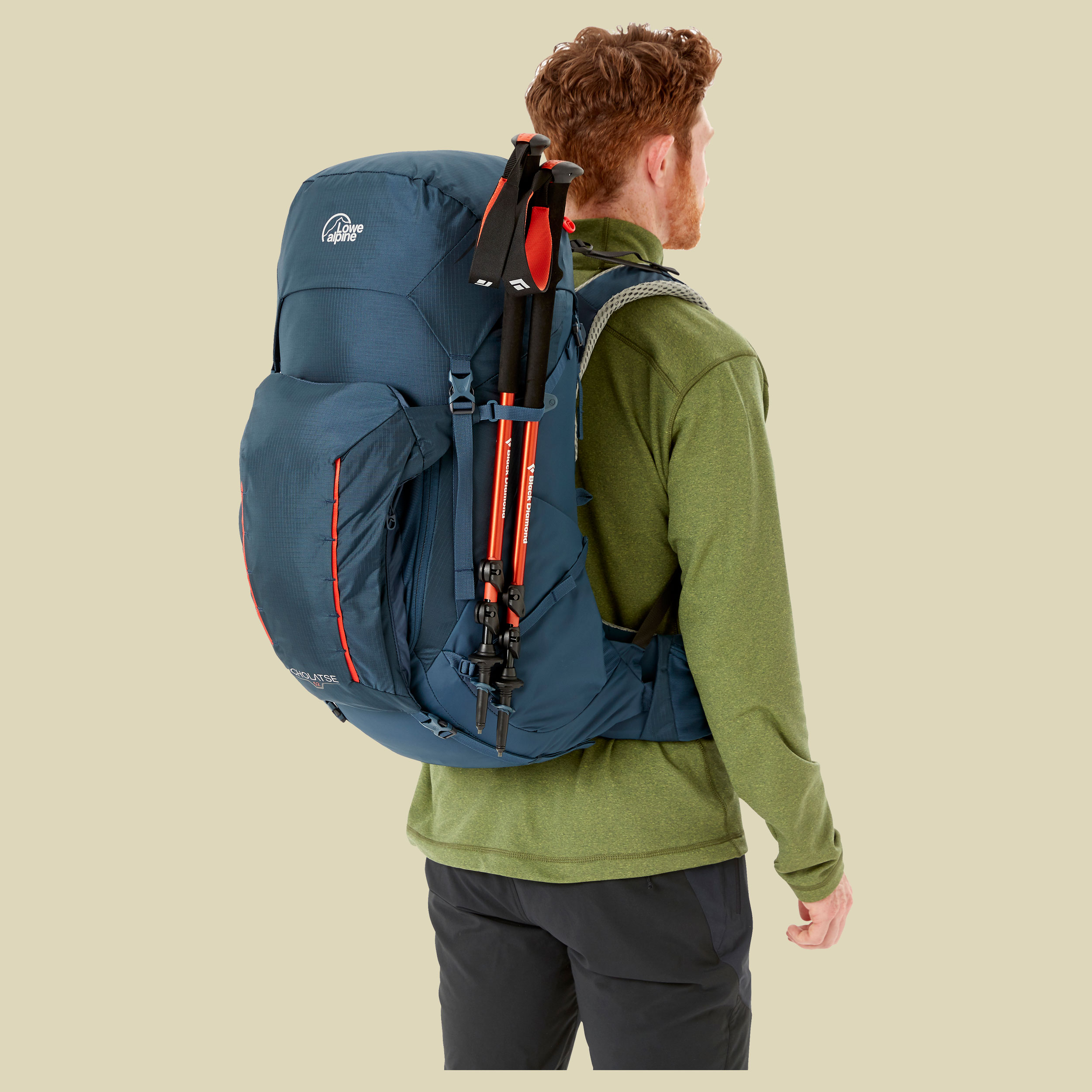 Cholatse 52:57 Volumen 52 L + 5 L (Rückenlänge L/XL) Farbe blue night