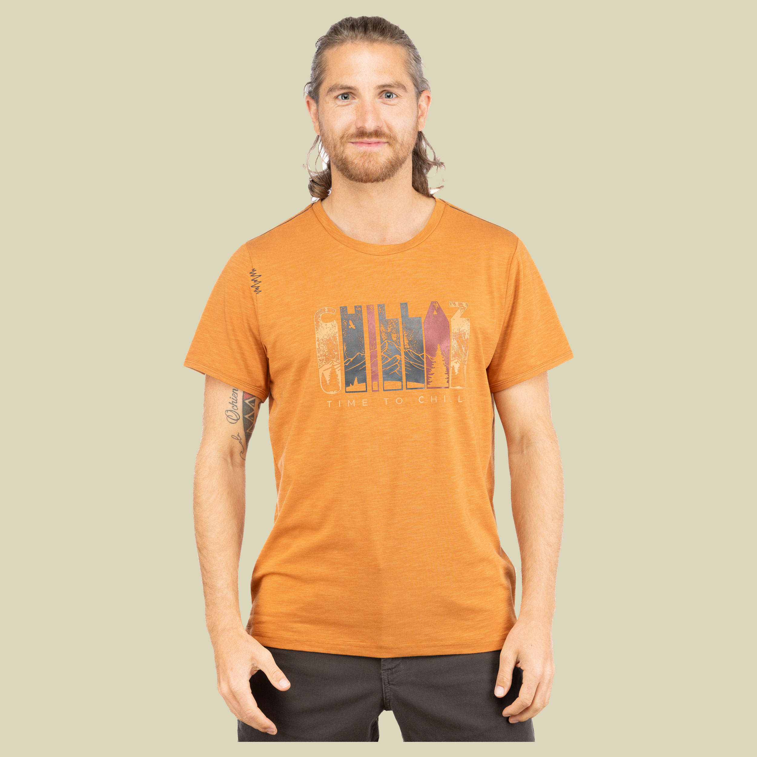 Chillaz Time to Chill T-Shirt Men XL braun - orange brown