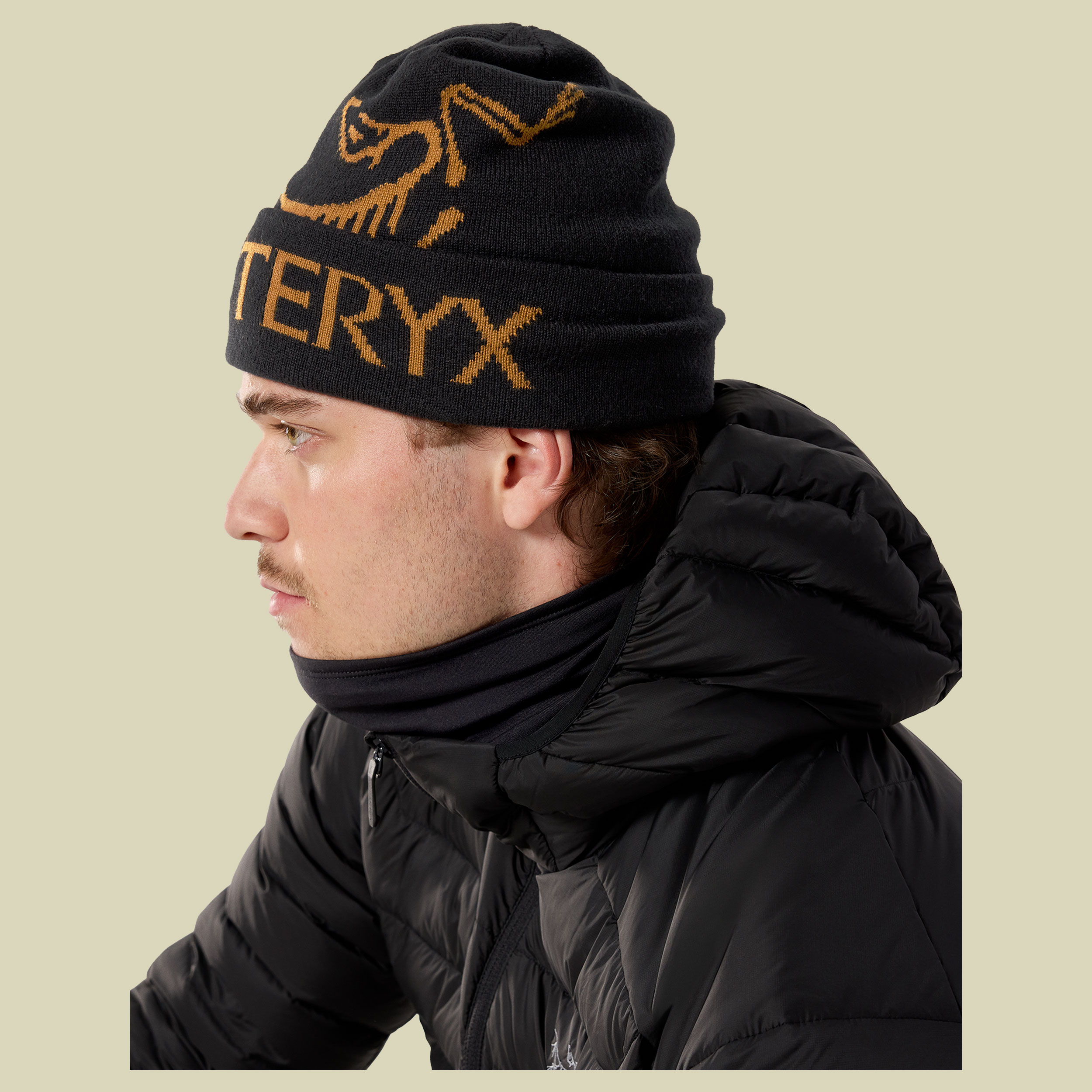 Bird Word Toque mehrfarbig one size - 24K black