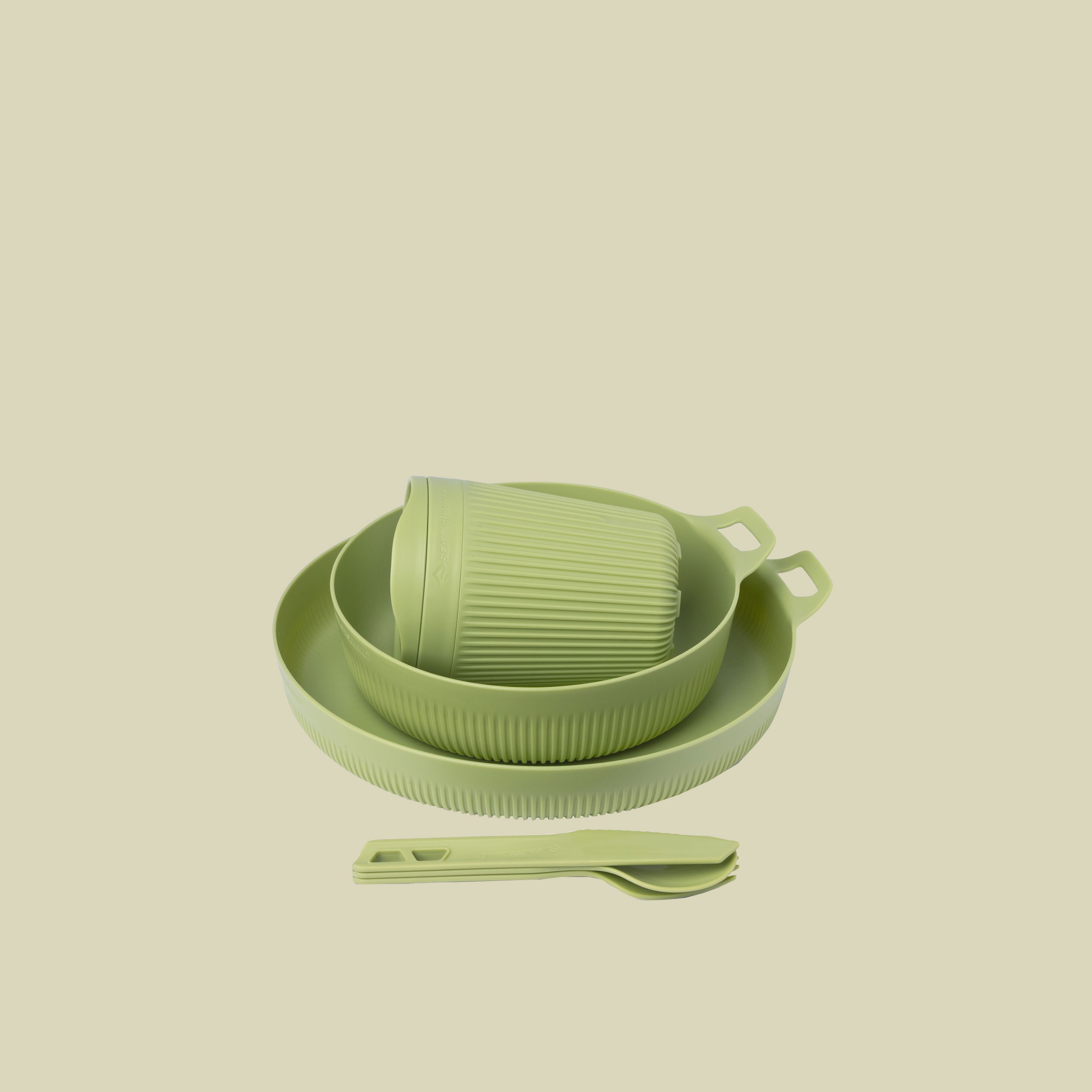 Horizon Dinnerware Set 6-teilig grün 3-teilig - Farbe tarragon