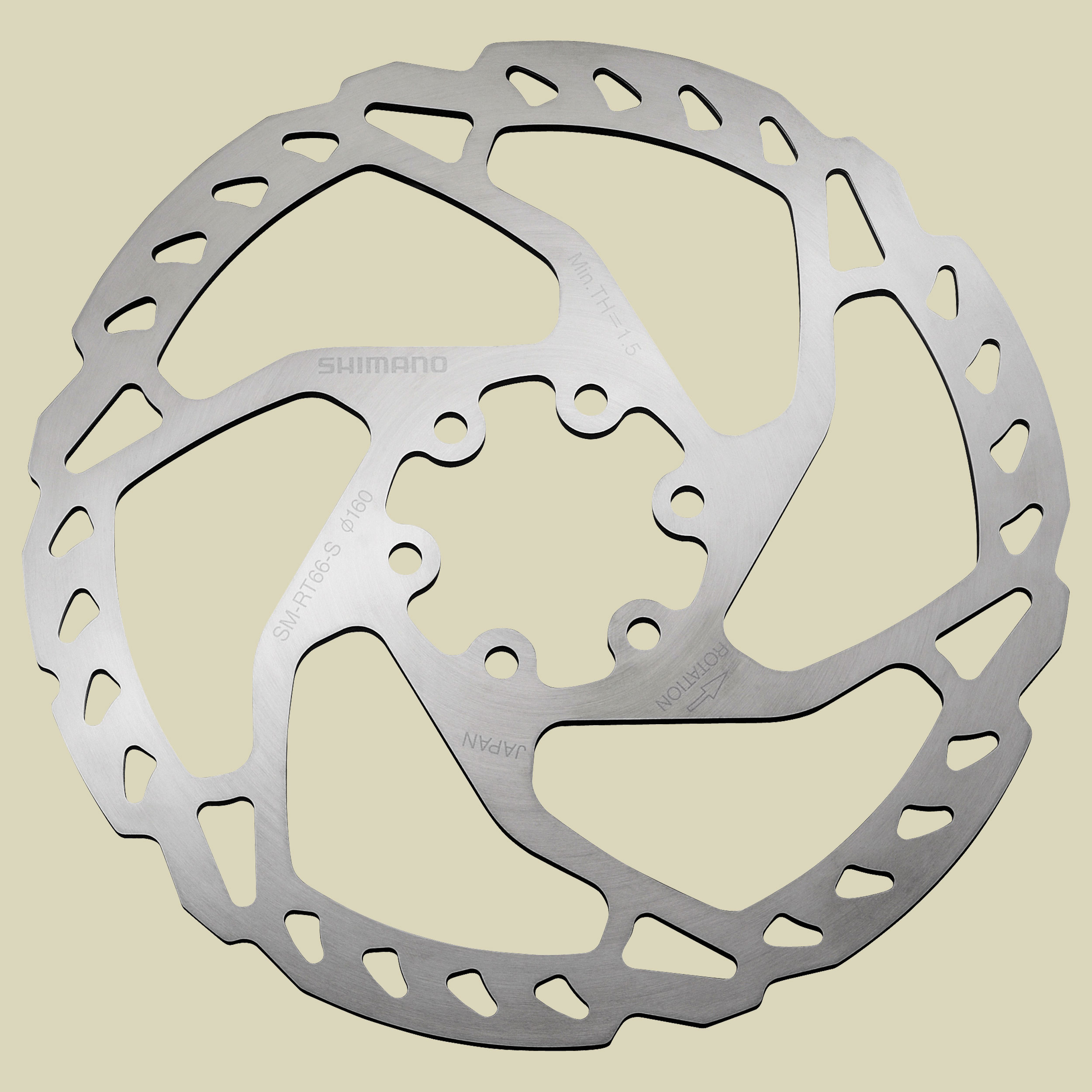 Bremsscheibe SM-RT66 6-Loch 180 mm Durchmesser