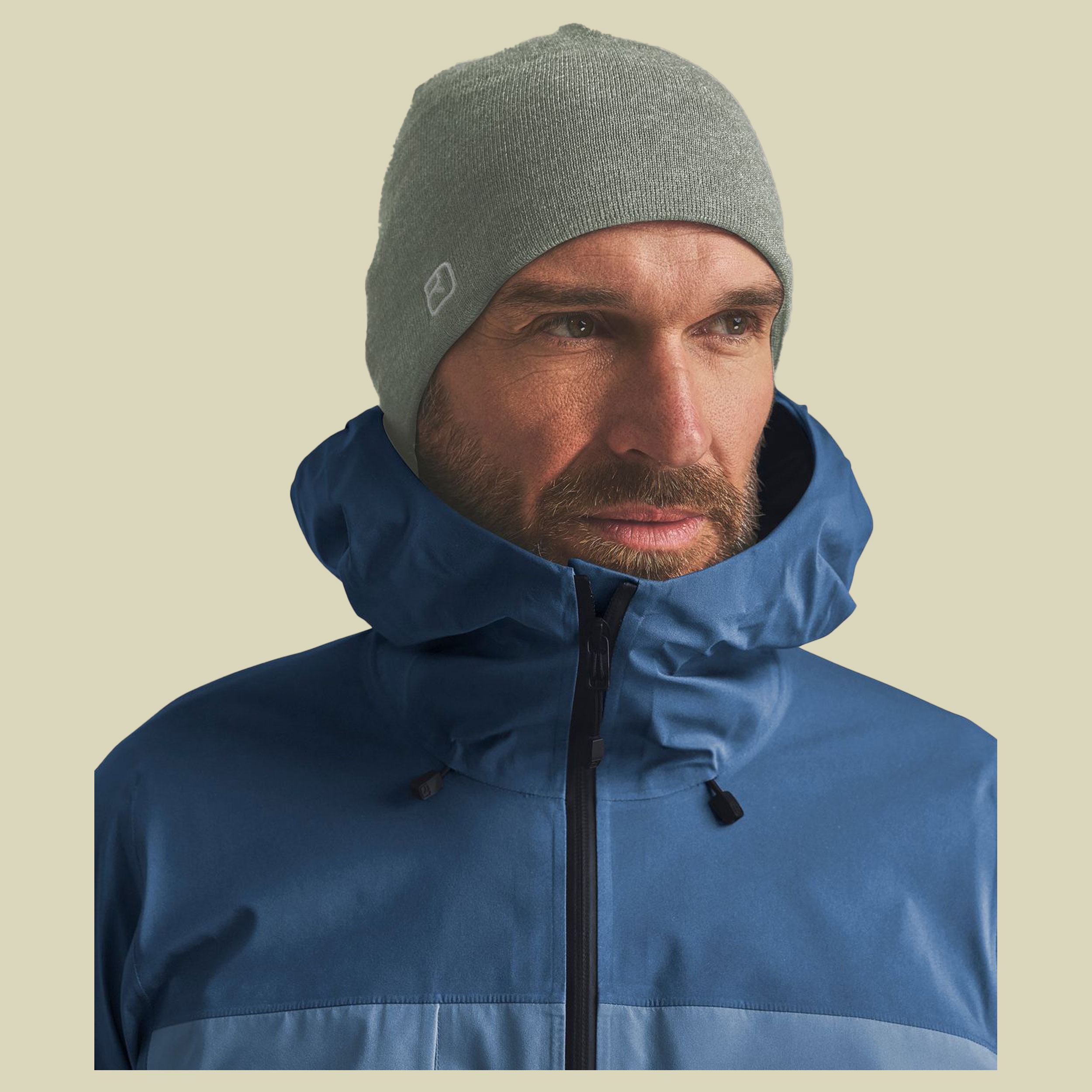 Wonderwool Beanie one size grün - green sage blend