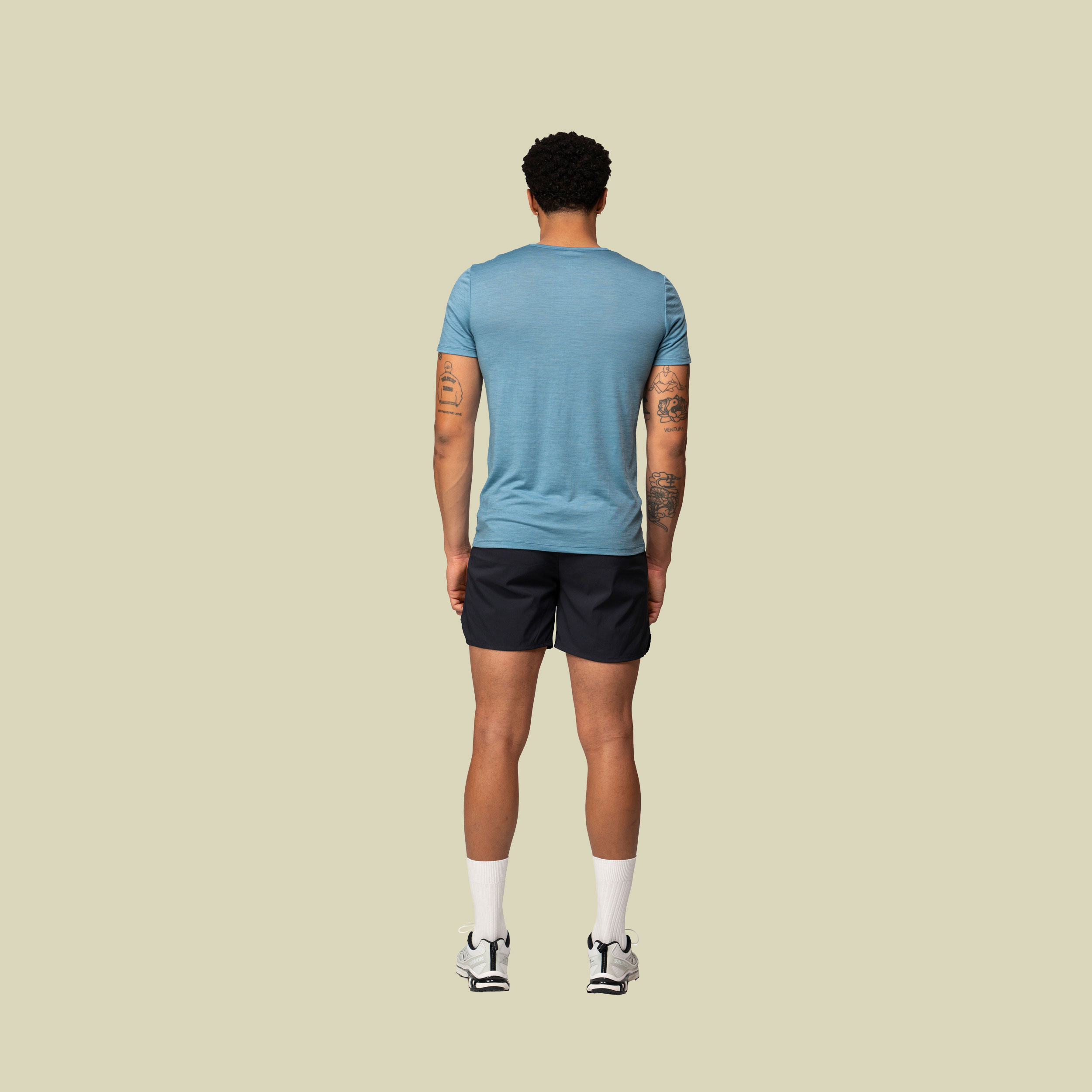 Active Tee Man S blau - skyblue