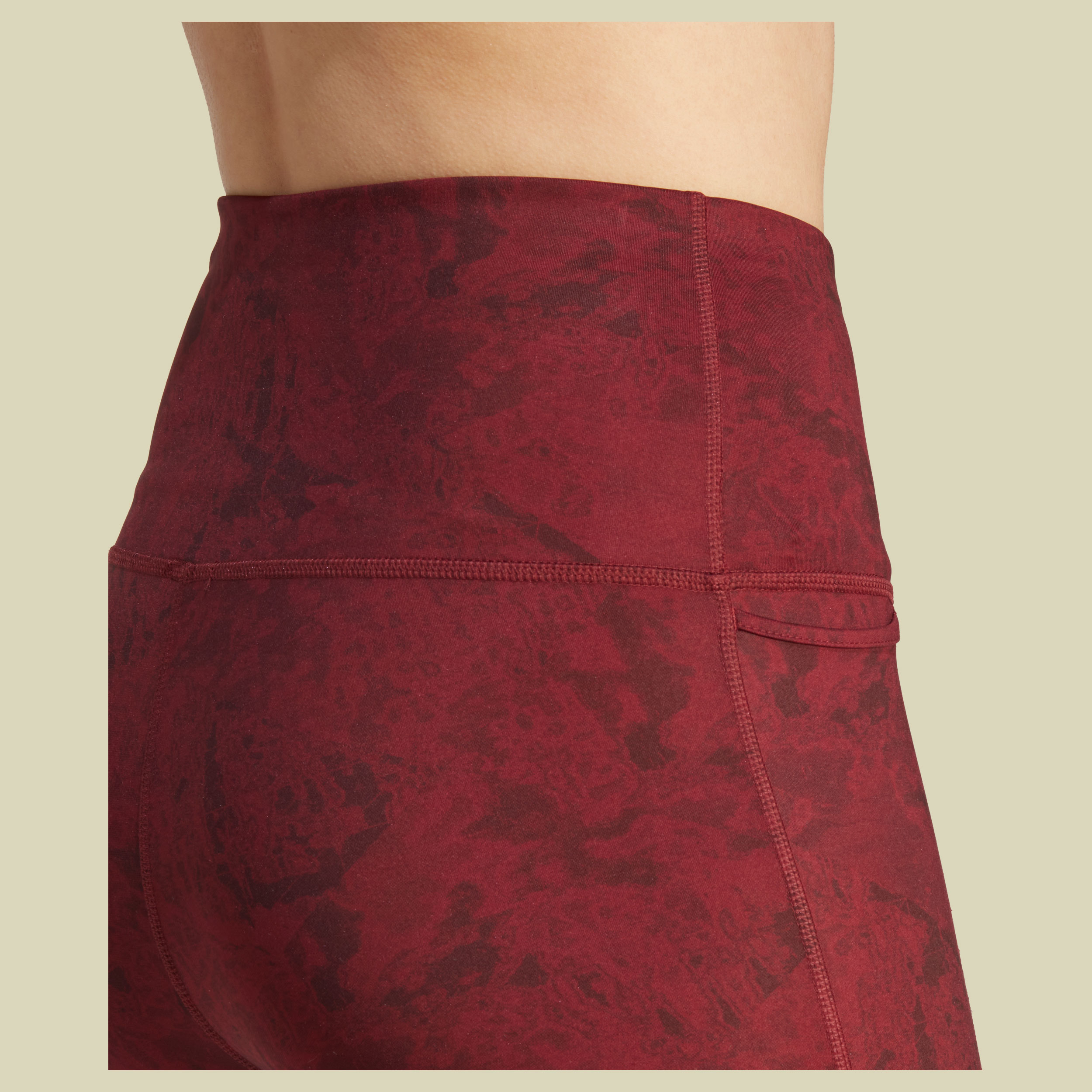 Terrex Multi Allover Print Leggings Women Größe 38 Farbe shadow red