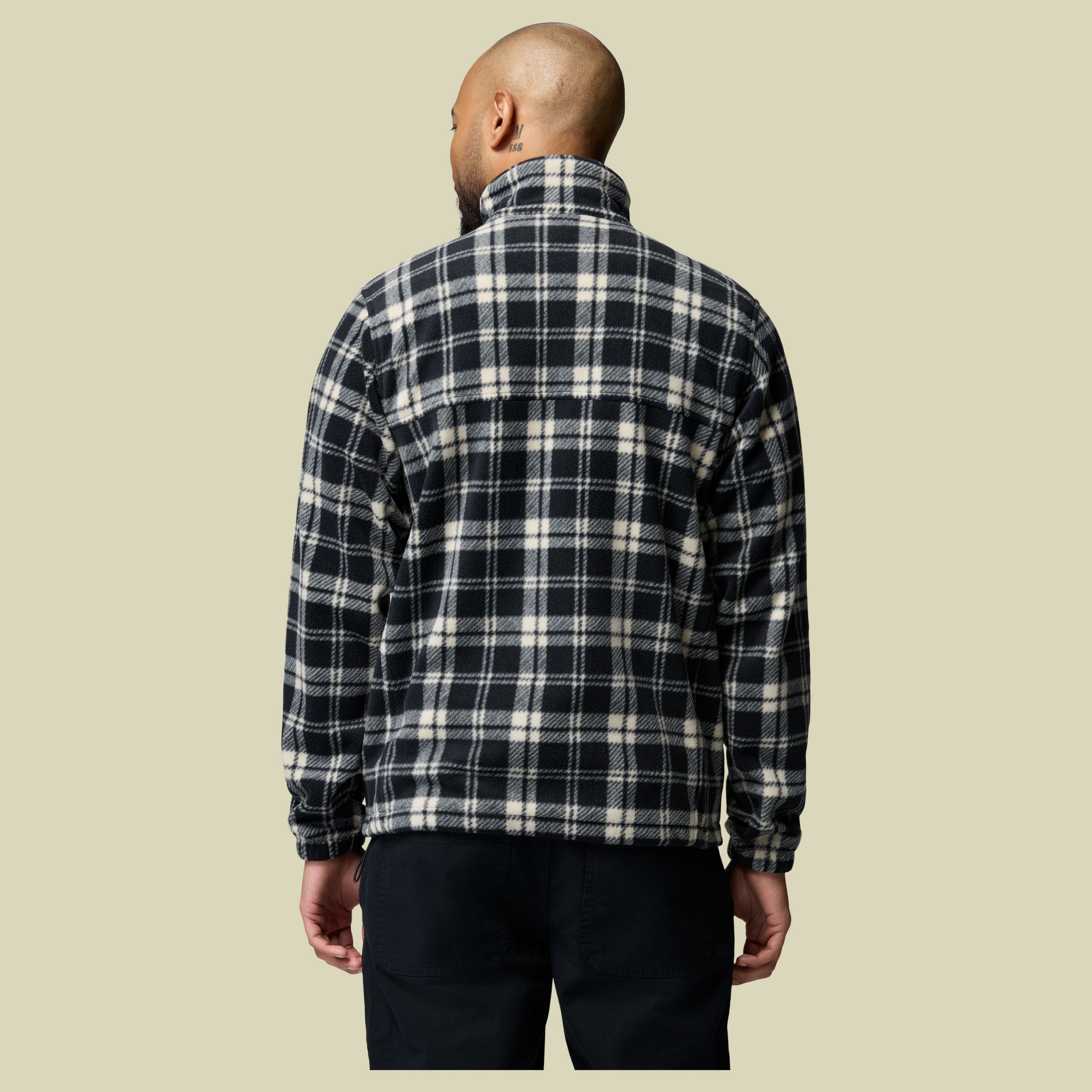 Steens Mountain Printed Jacket Men grau XL - black plaided tonal