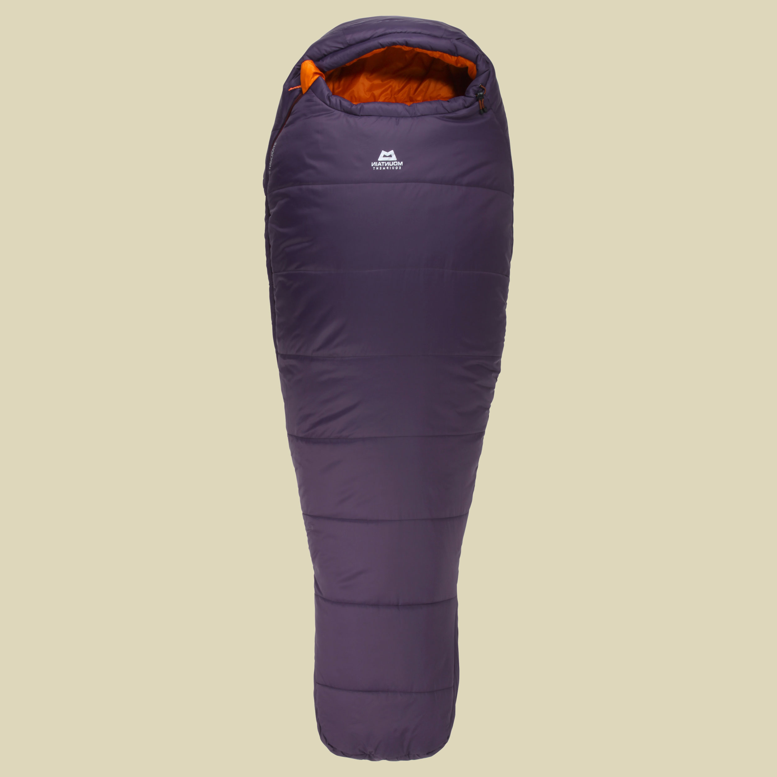 Starlight II Women bis Körpergröße Schlafsack 175 cm cm aubergine/blaze, Reißverschluss Schlafsack links