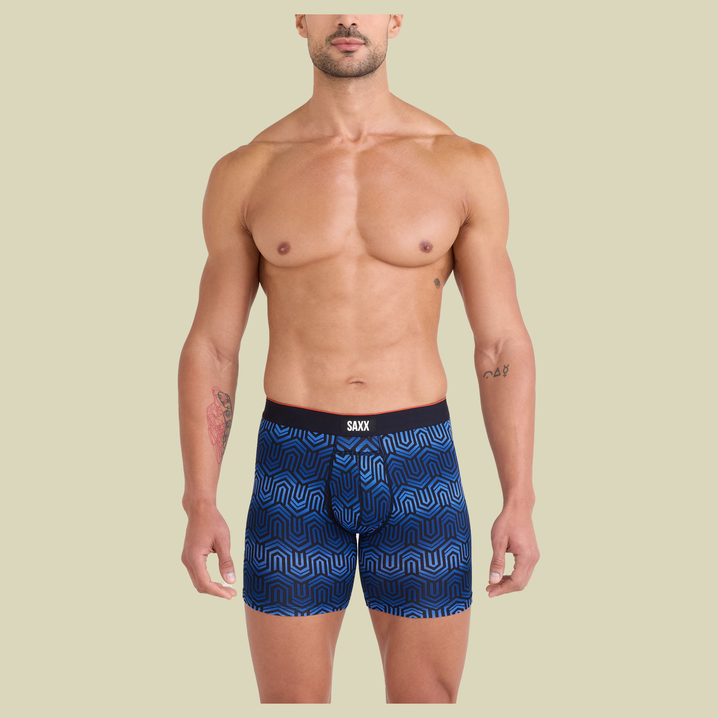 Multi Sport Mesh Boxer Brief Fly Doppelpack XL mehrfarbig III - chain of command/black