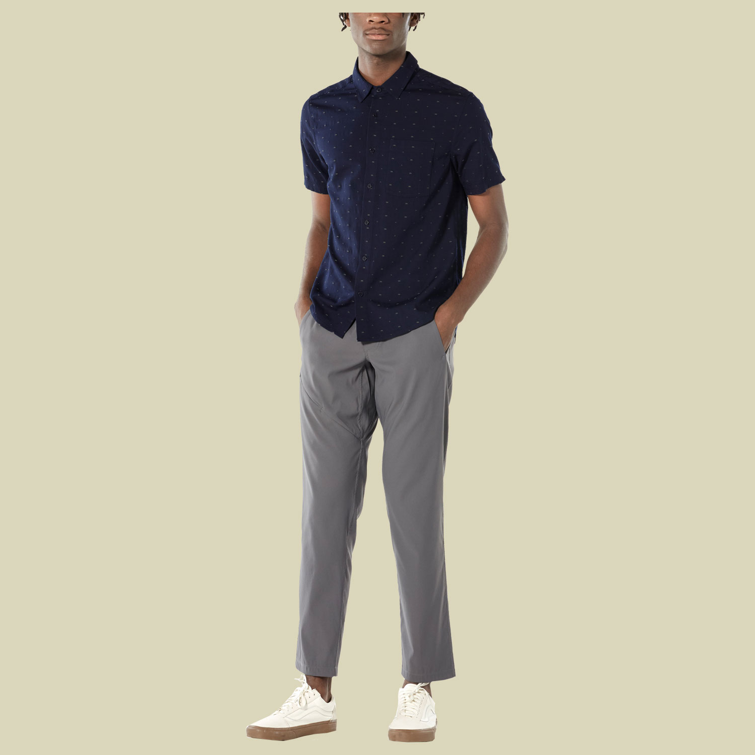 Compass SS Shirt Men Größe XXL Farbe dobby midnight navy