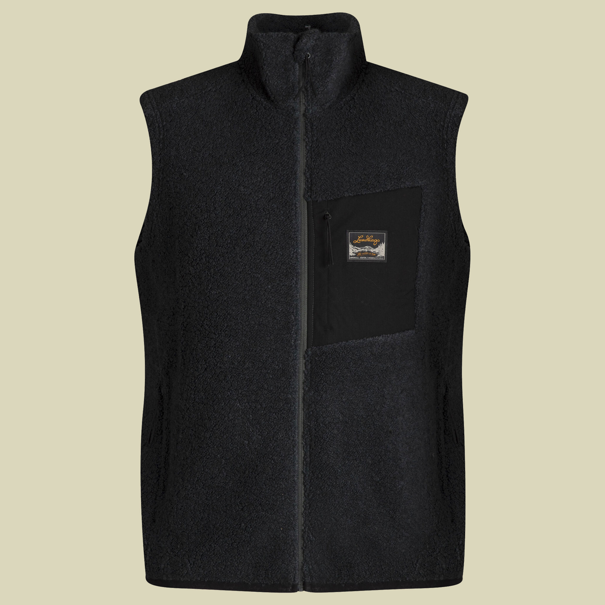 Flok Wool Pile Vest Men Größe XL Farbe seaweed