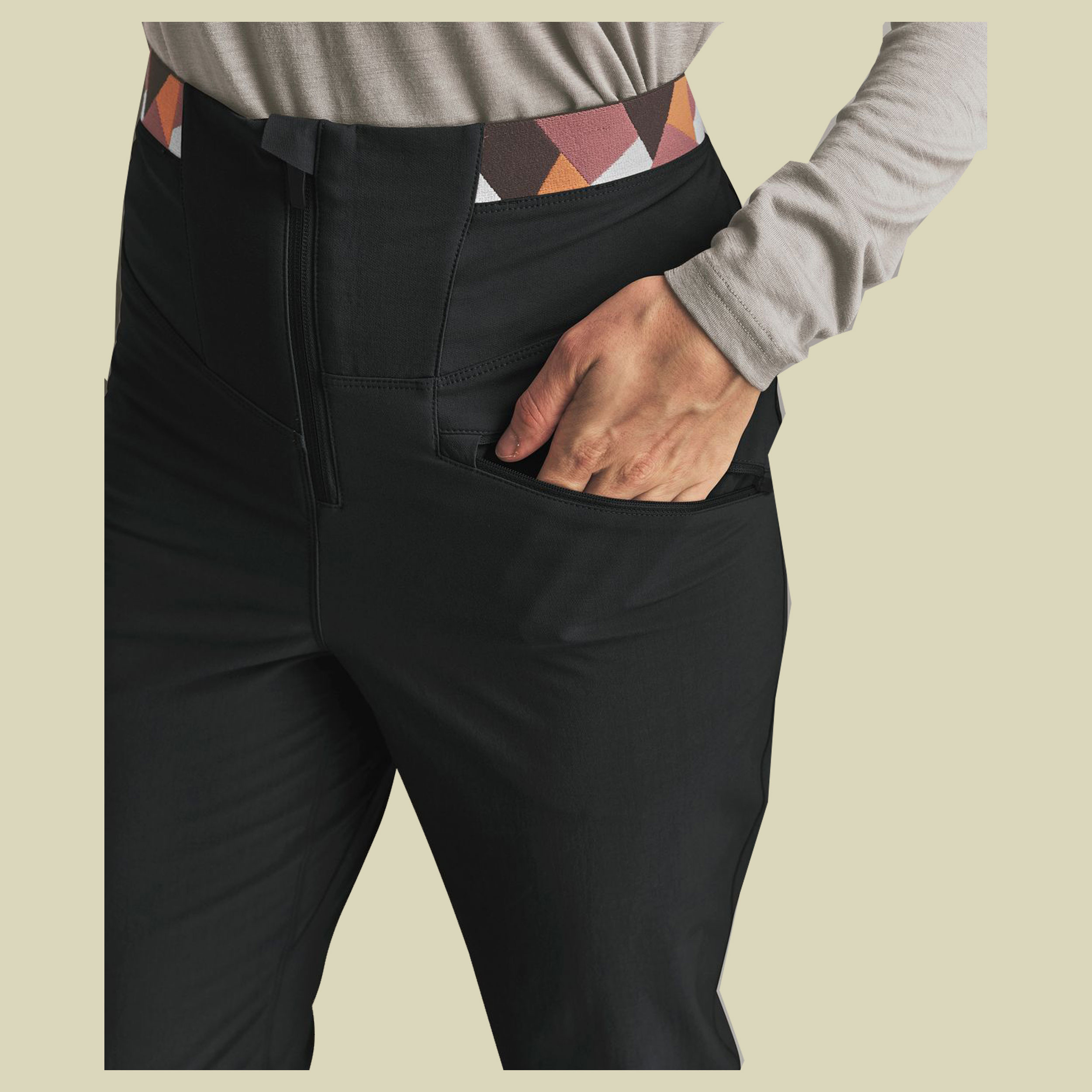 Venet Softshell Stretch Pants Women S schwarz - black raven