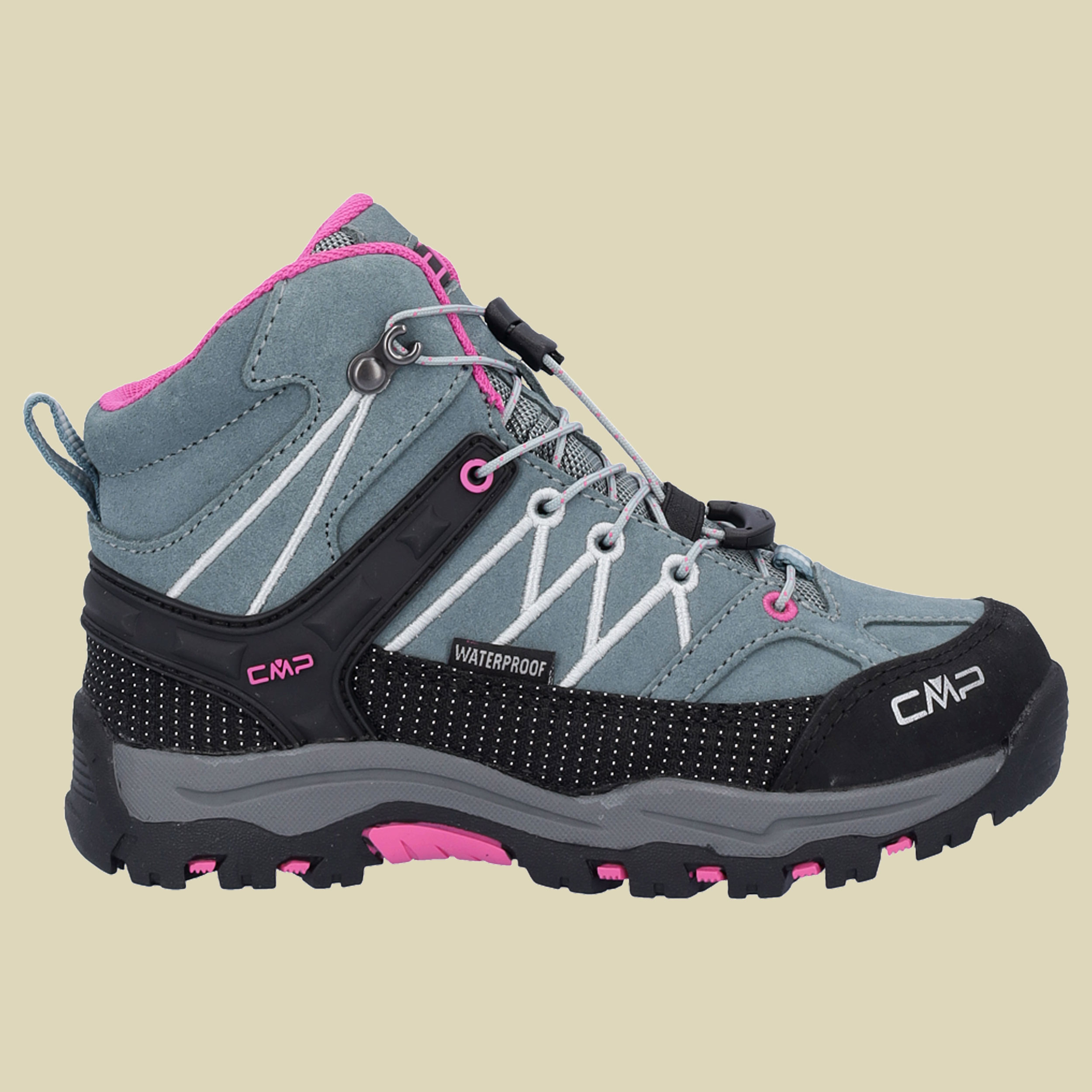 Kids Rigel Mid Trekking Shoe WP 3Q12944 Größe 37 Farbe 14EM mineral green