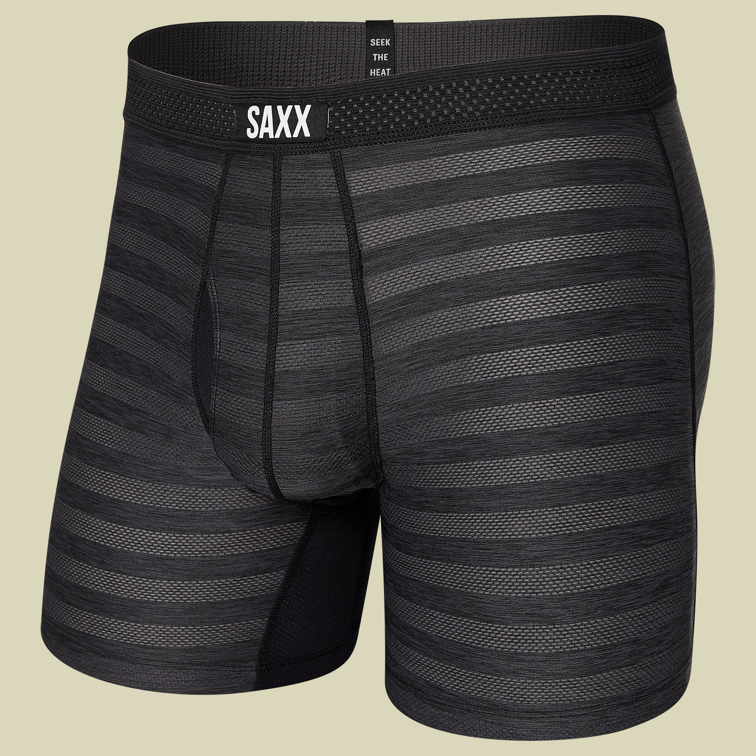 Droptemp Cooling  Mesh Boxer Brief Fly Größe M  Farbe black heather