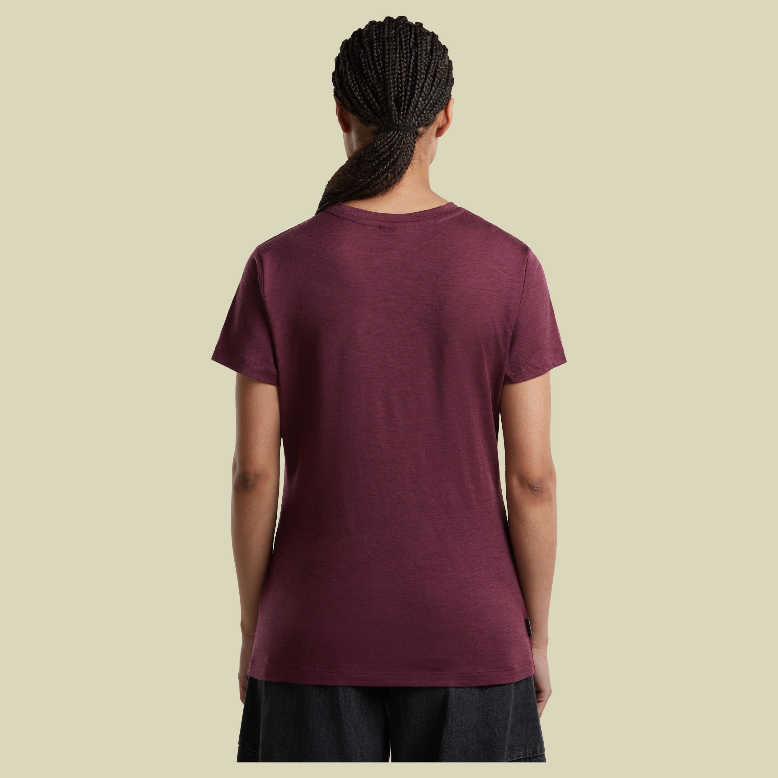 Merino 150 Tech Lite III SS Tee Women XL lila - dark berry
