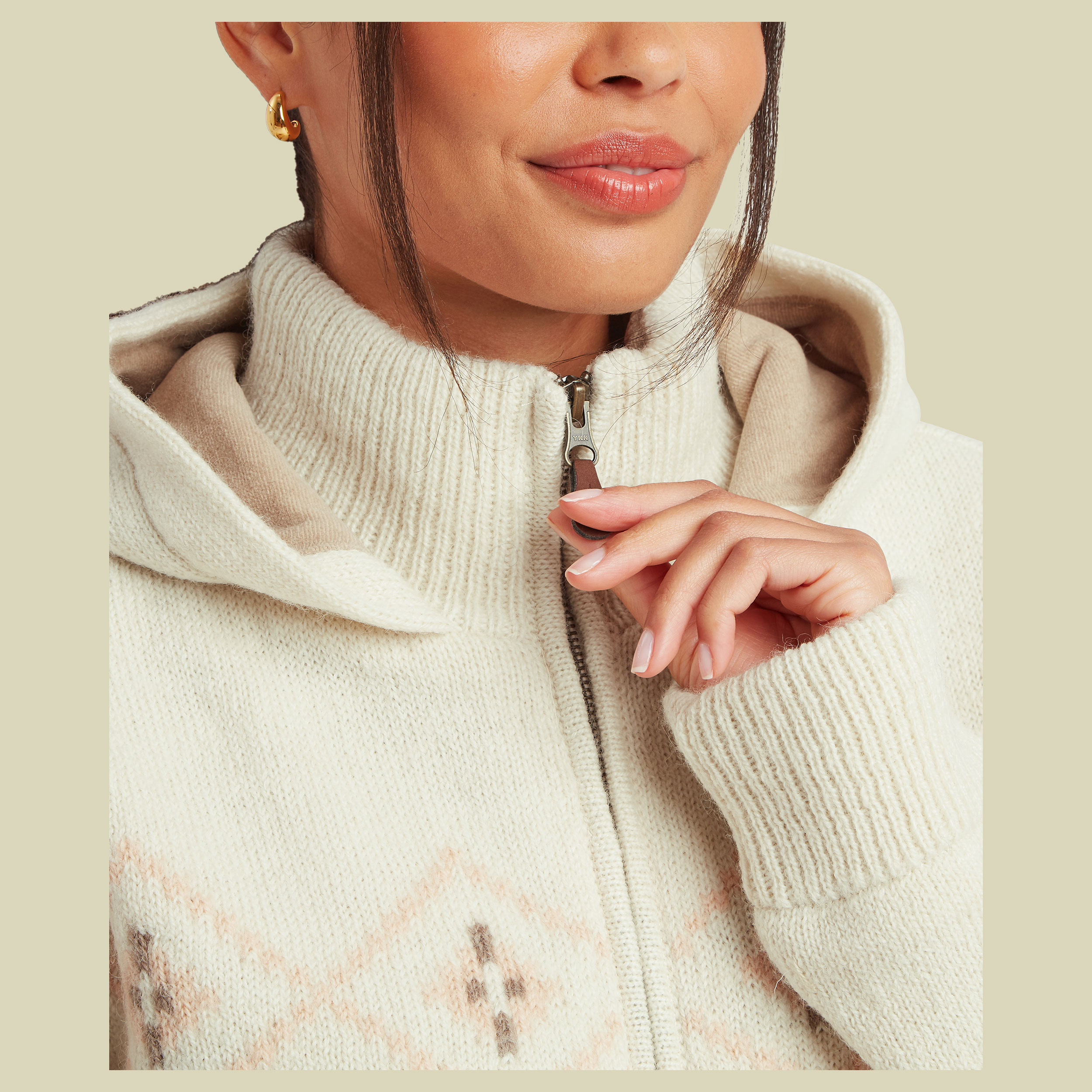 Kirtipur Sweater Women S beige2- peetho