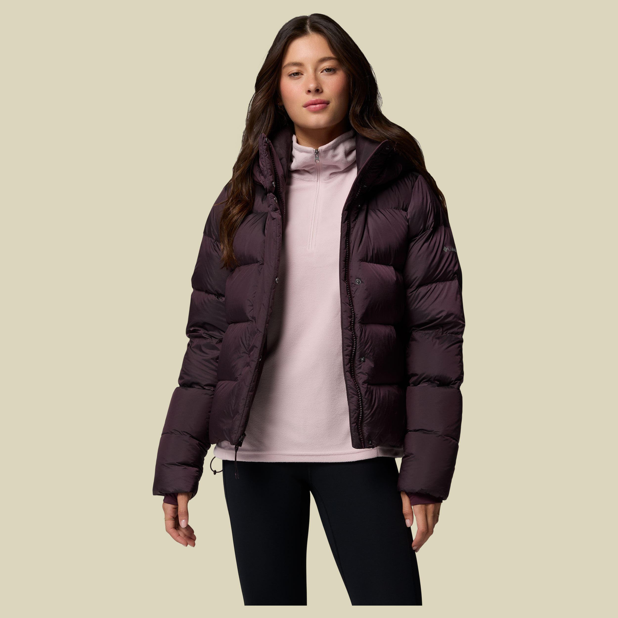 Amaze Puff Hooded Jacket Women S rot - moonvista high shine