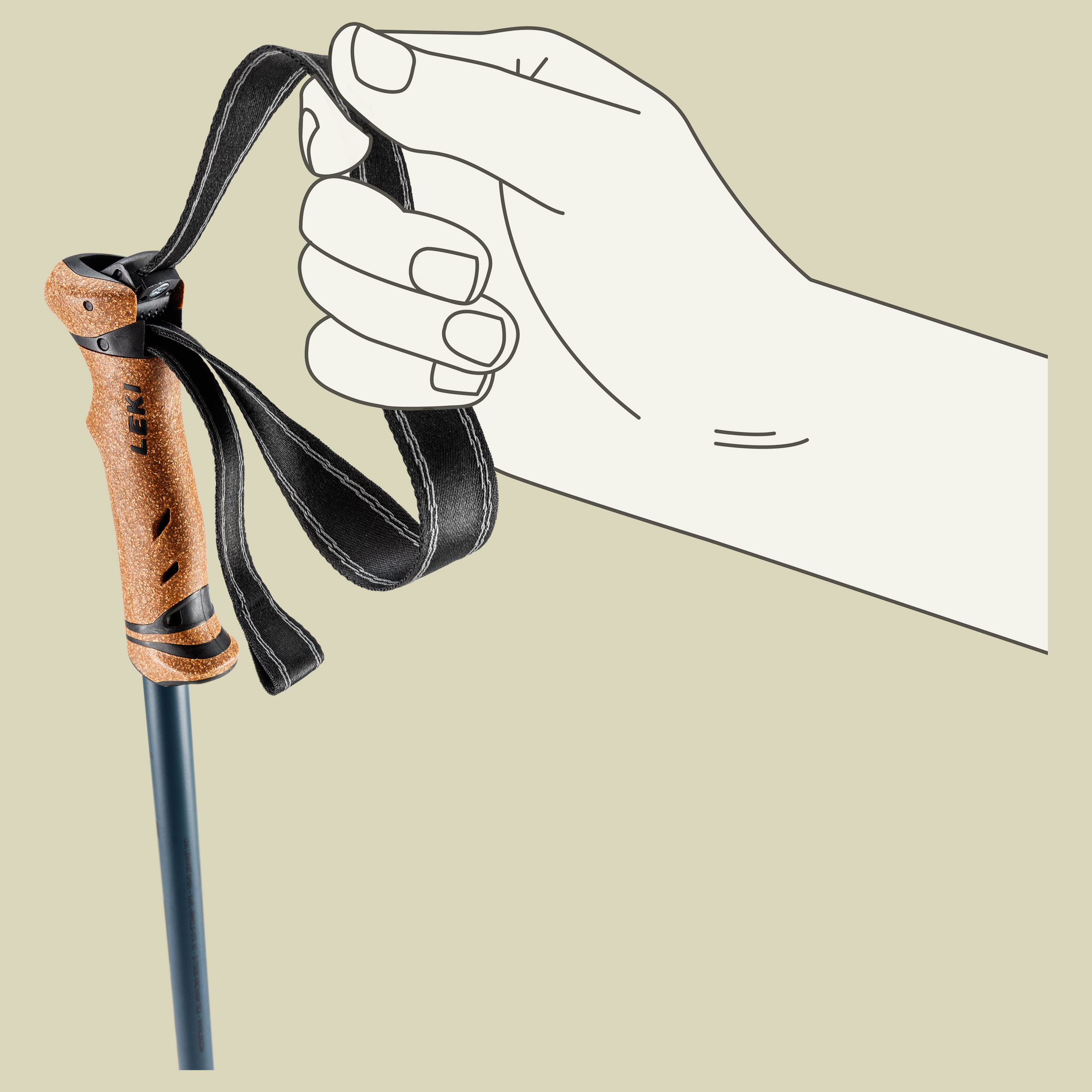 Legacy Lite AS Länge 100 - 135 cm Farbe black-denimblue-white