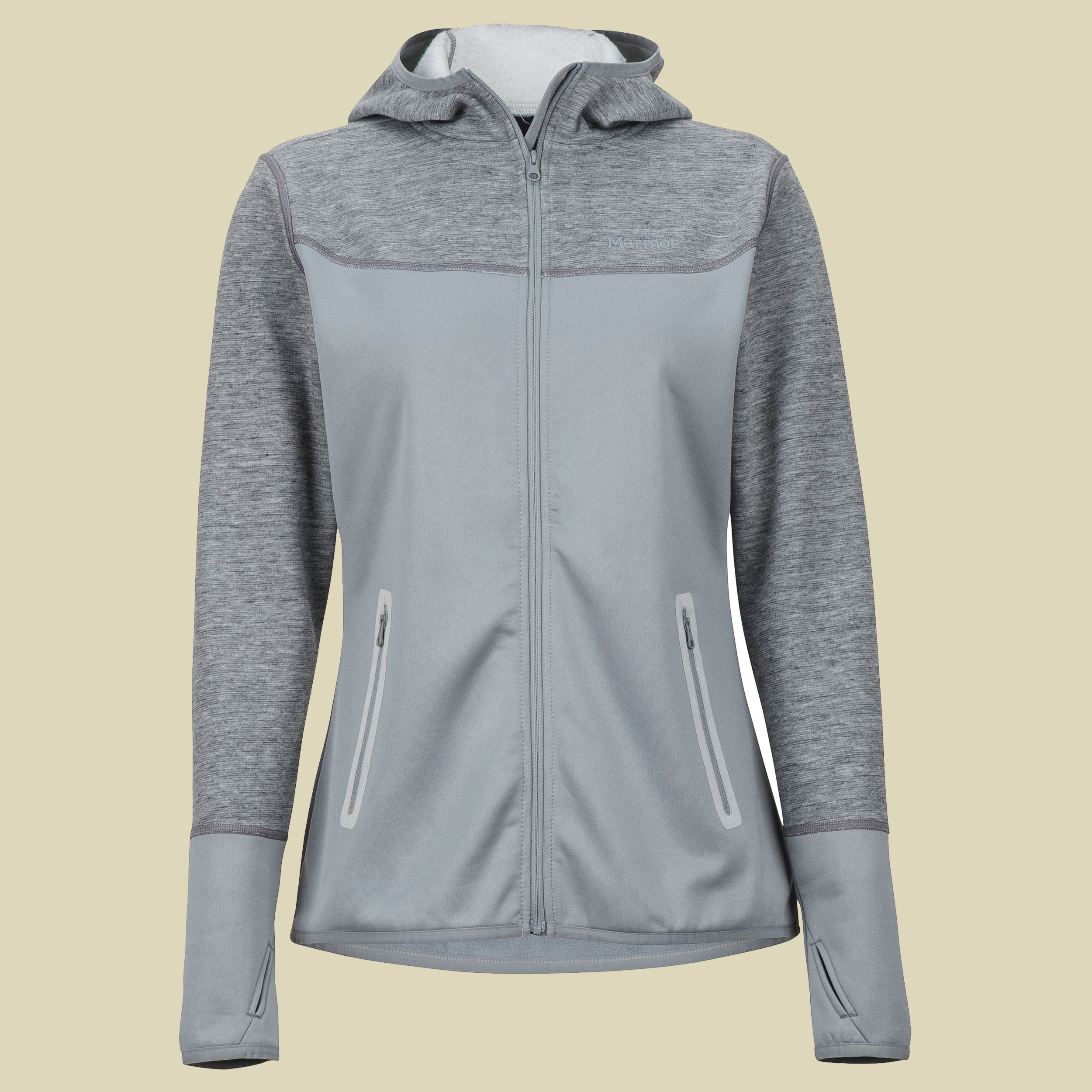 Sirona Hoody Jacket Women Größe L Farbe grey storm/bright steel