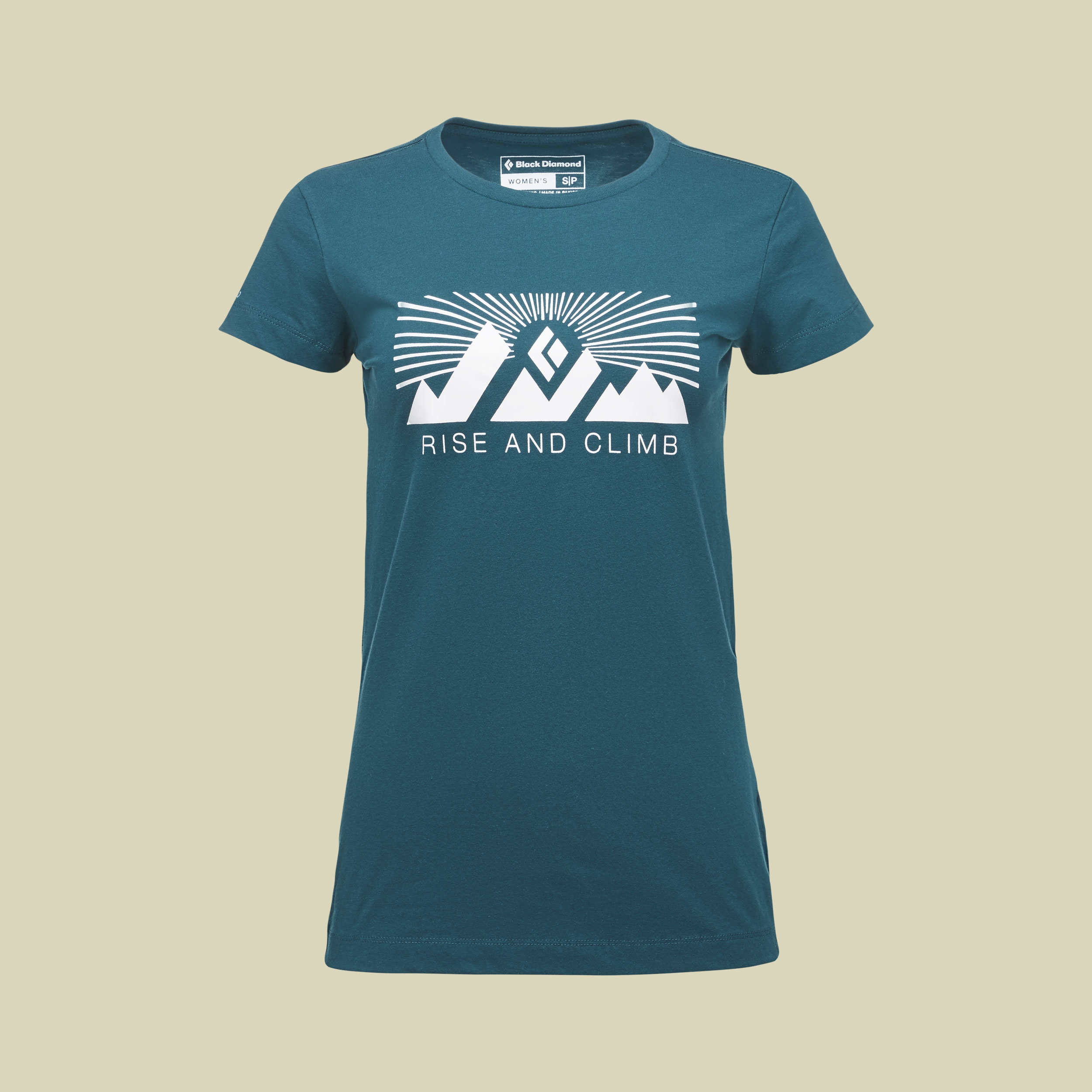 SS Rise And Climb Tee Women Größe S Farbe spruce