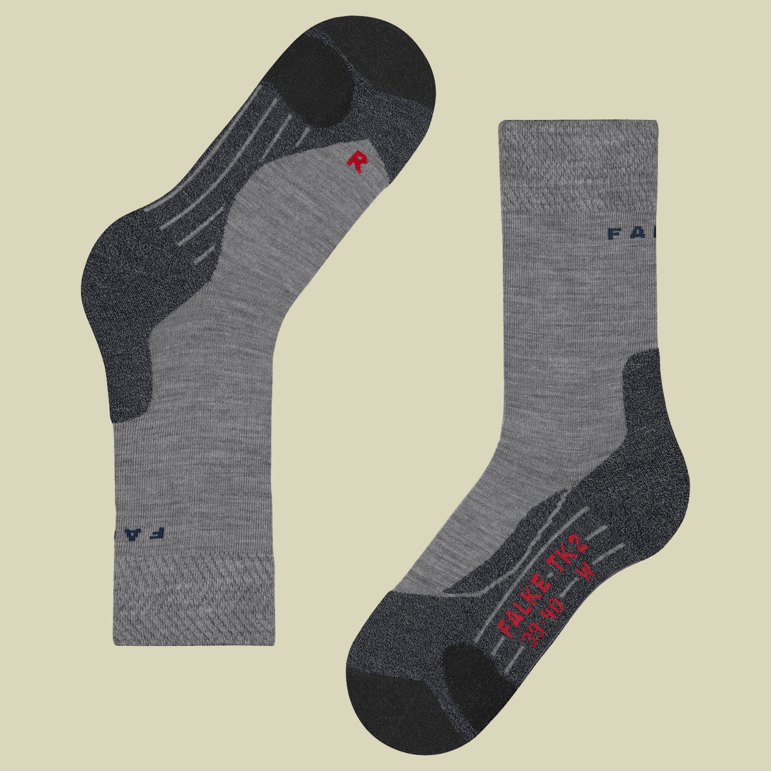 TK 2 Melange Women Größe 37-38 Farbe m.grey melange
