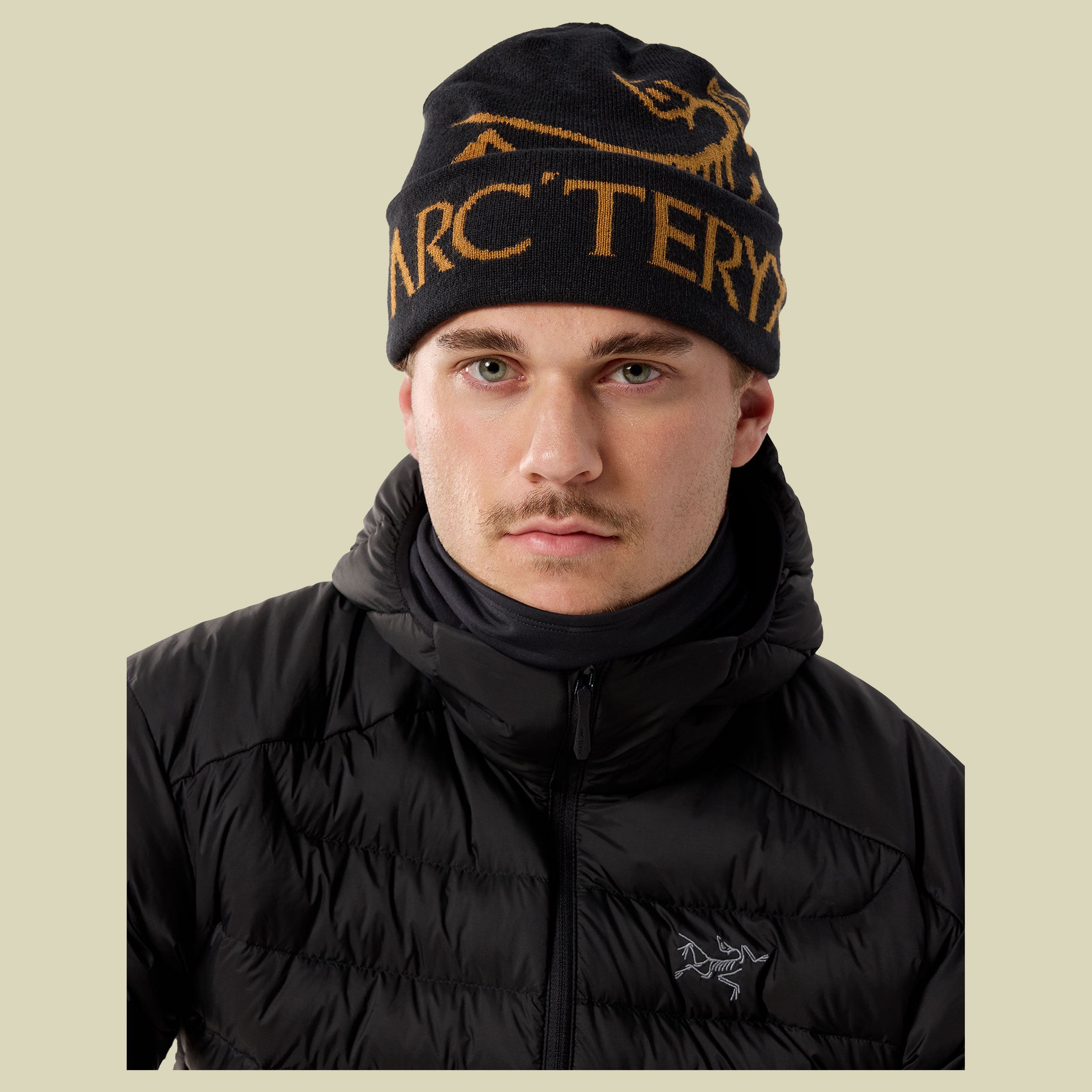 Bird Word Toque mehrfarbig one size - 24K black