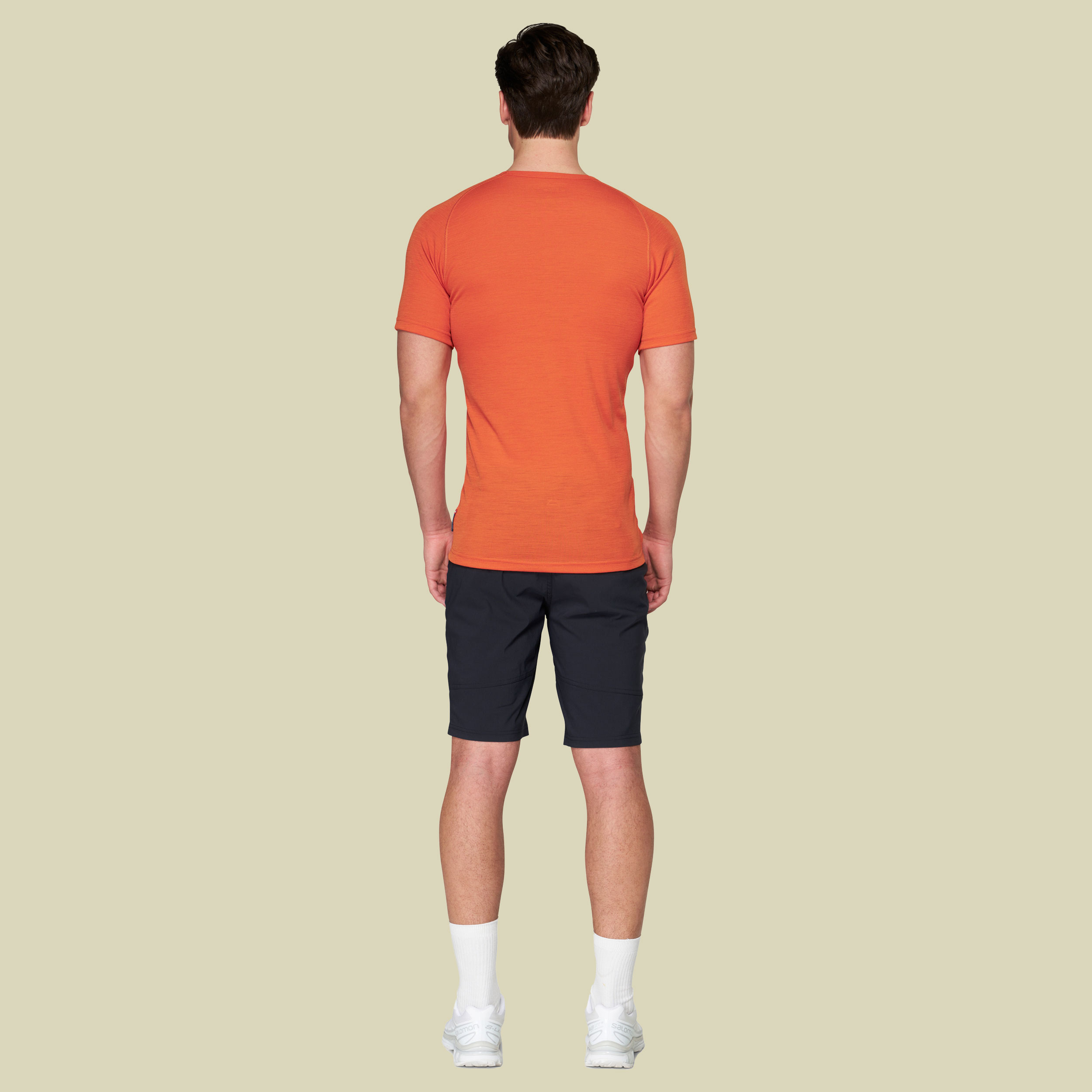 Lauparen Merino 190 Base Tee Man XL orange - brick