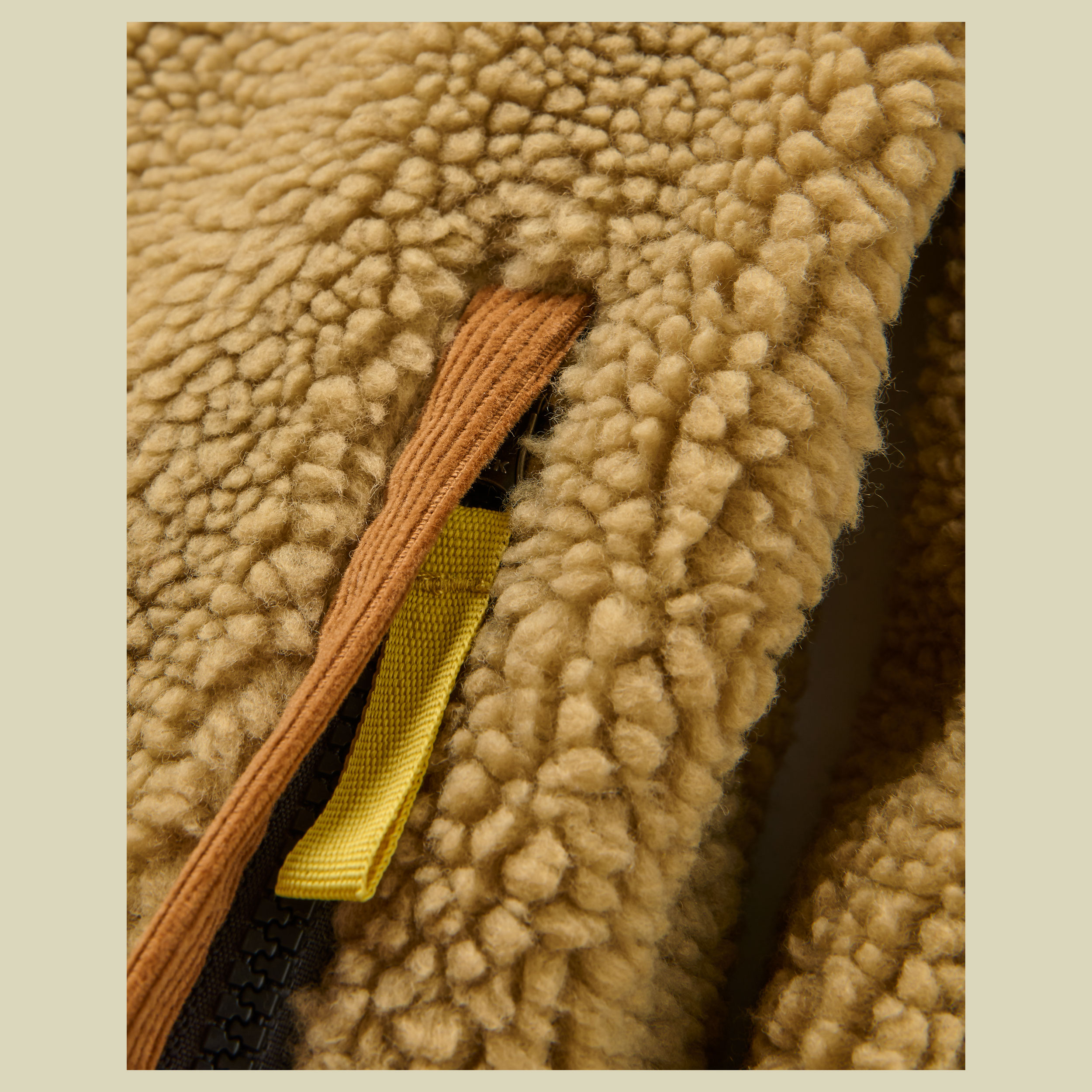 Trekker Recycled Deep-Pile Sherpa Fleece Men XL braun - biscuit