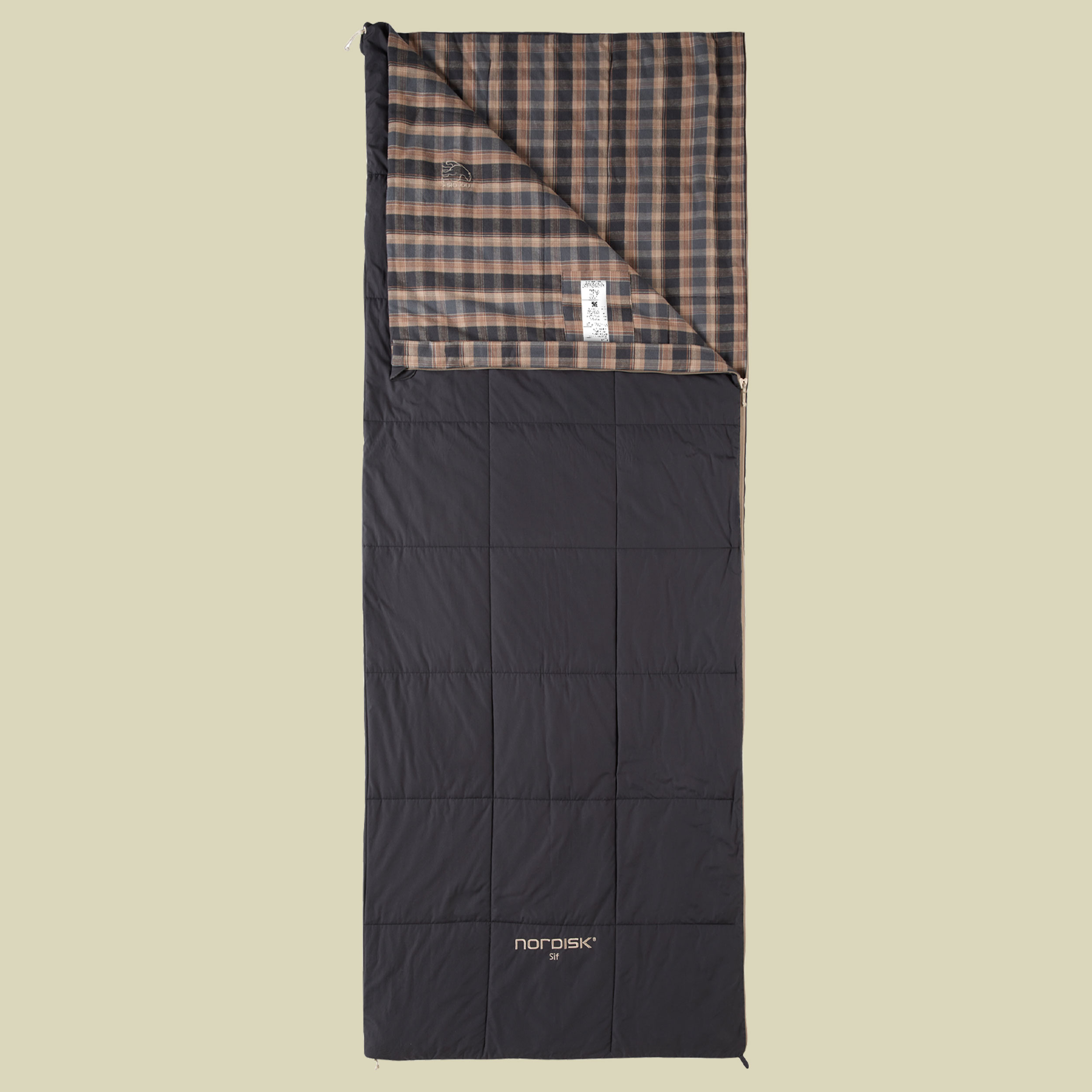 Sif +10° Blanket Schlafsack XL schwarz - obsidian black