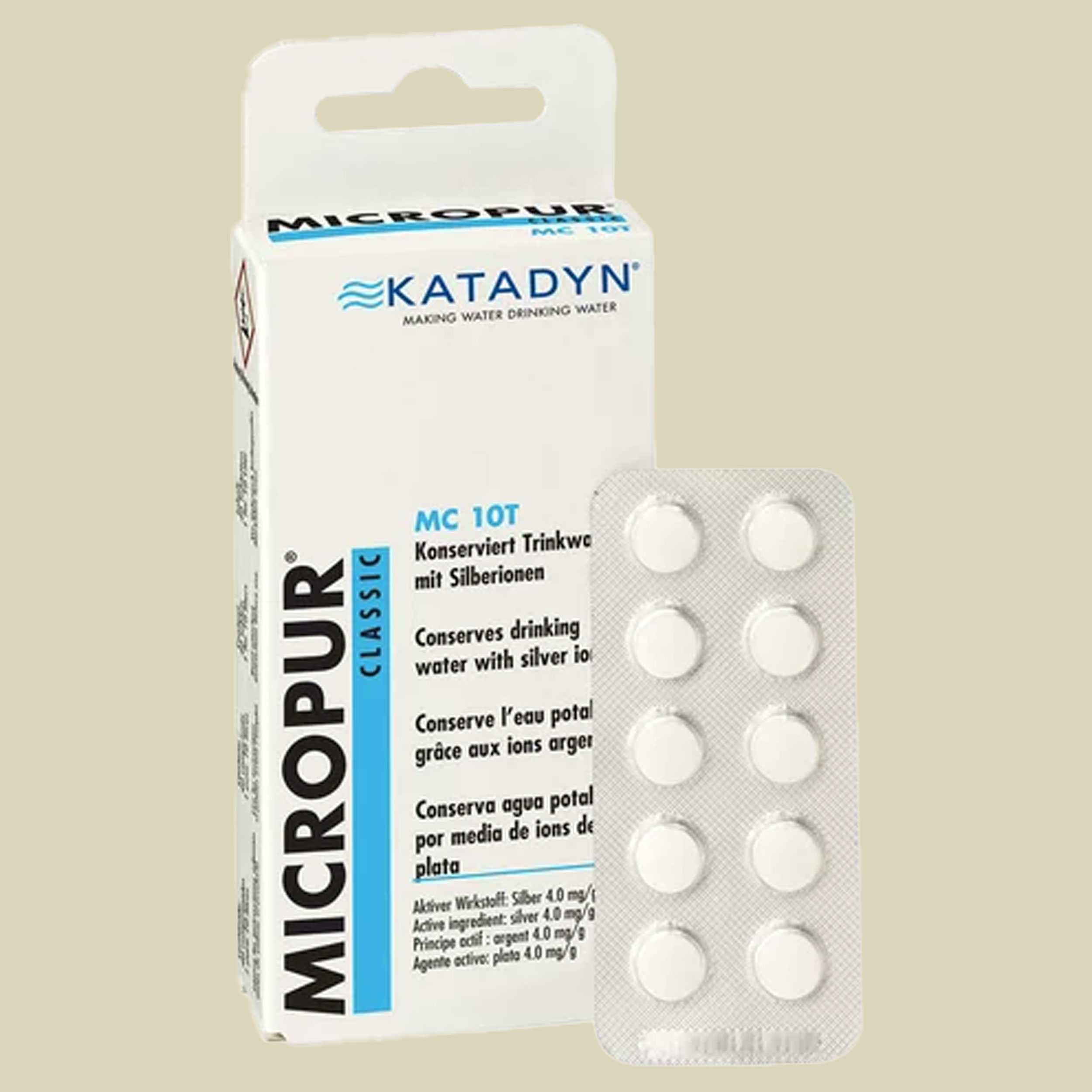 Katadyn Micropur Classic MC 10T (Tabletten)