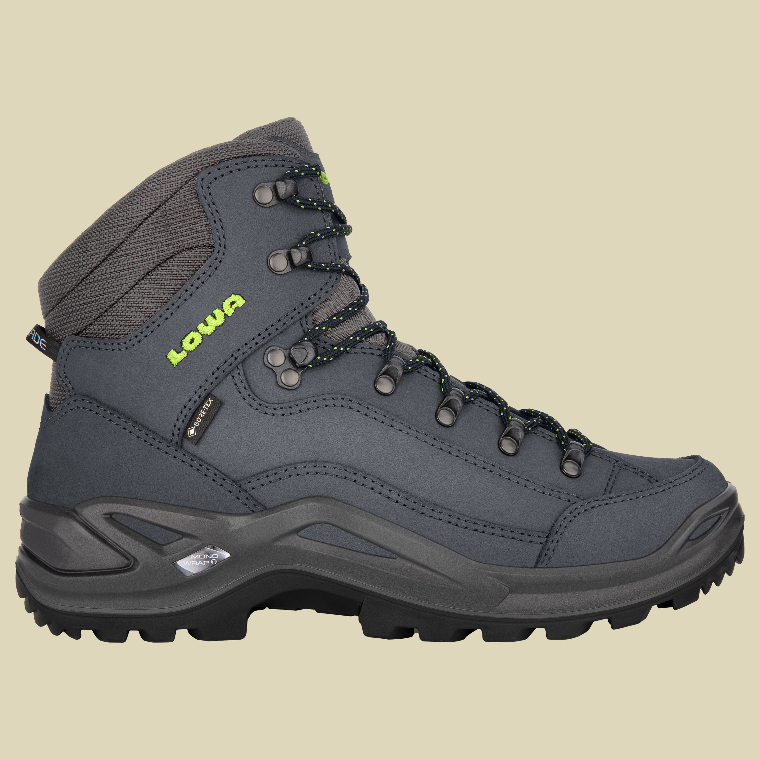 Renegade GTX Mid Men Größe UK 10 Farbe dunkelblau/limone