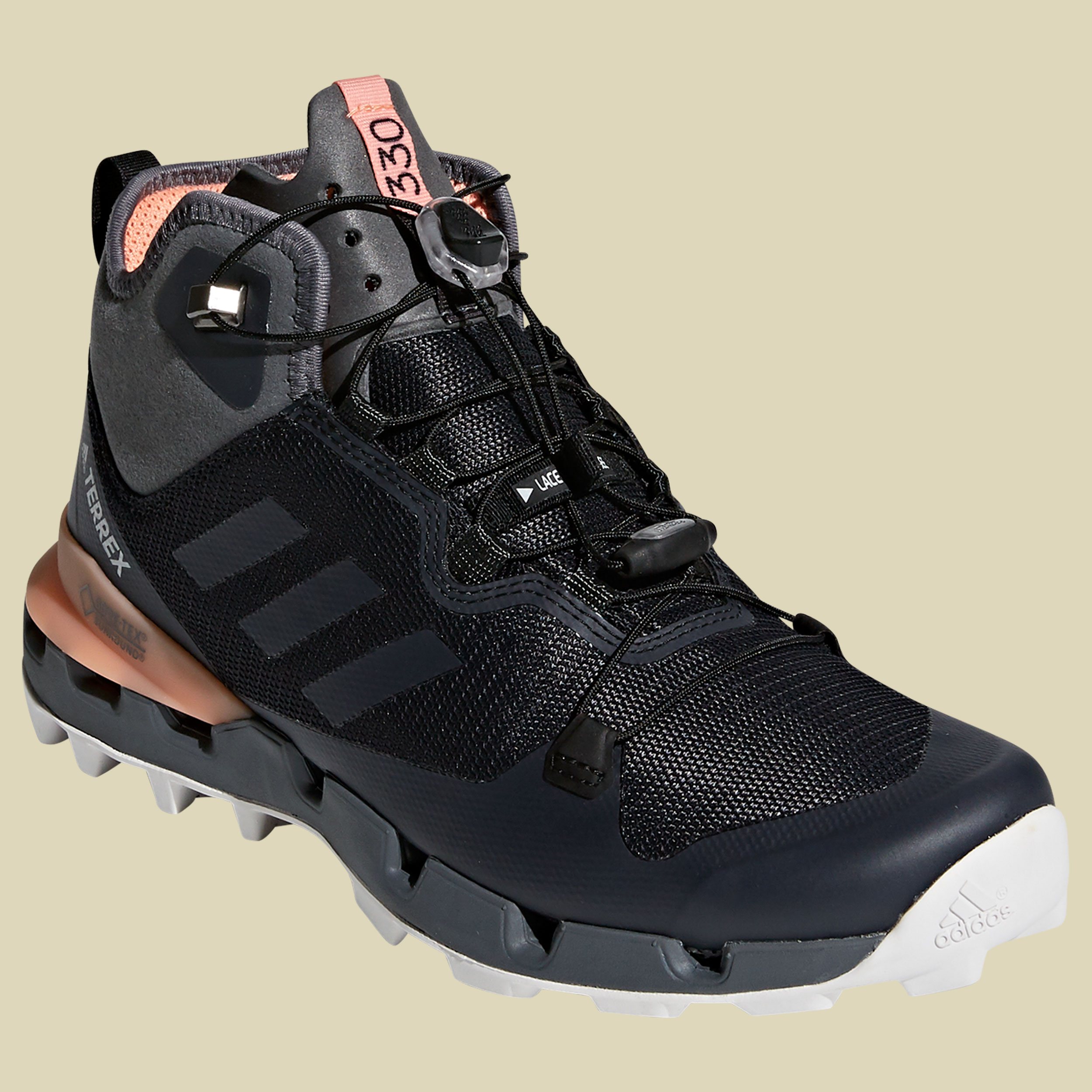 Terrex Fast Mid GTX-Surround Women Größe UK 4 Farbe core black/grey five/chalk coral