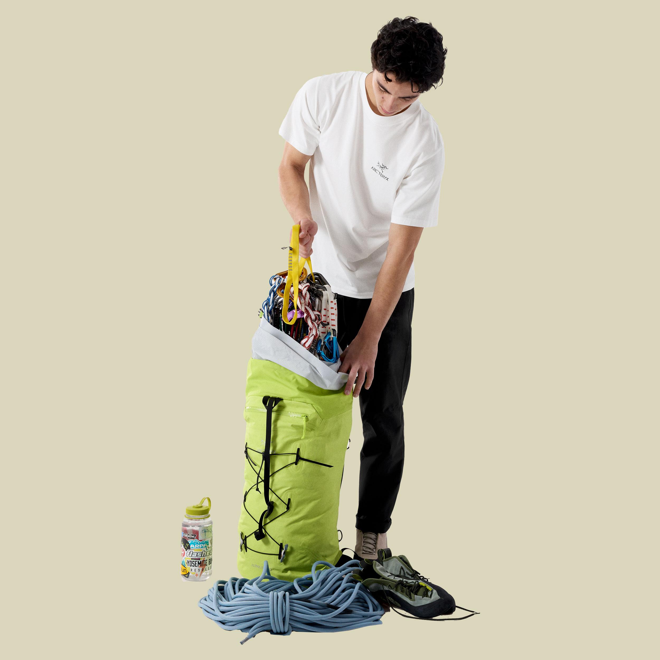 Kragg SL Cotton Bird Word SS Men XL weiß- white light /black
