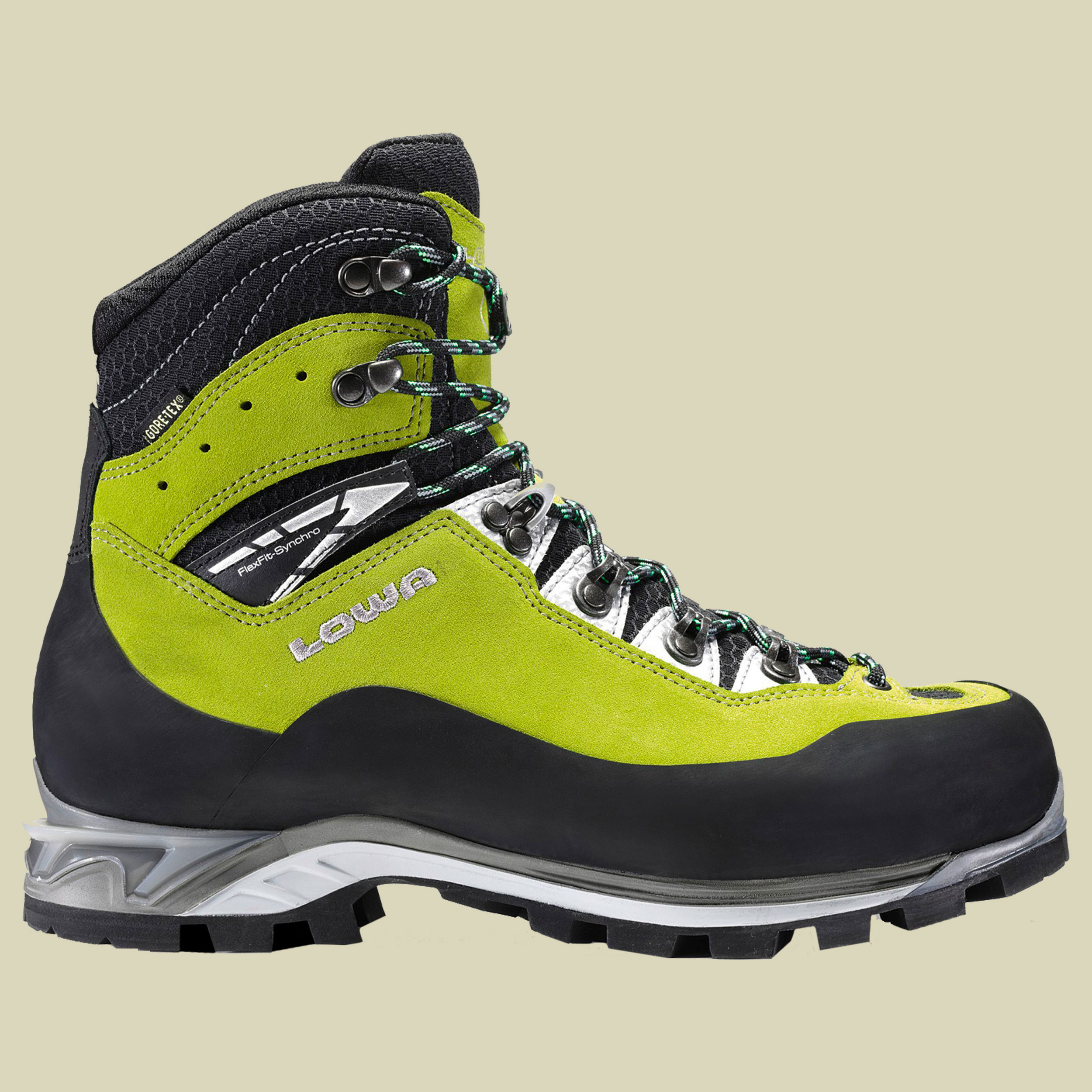 Cevedale Pro GTX Men Größe UK 10 Farbe limone-schwarz