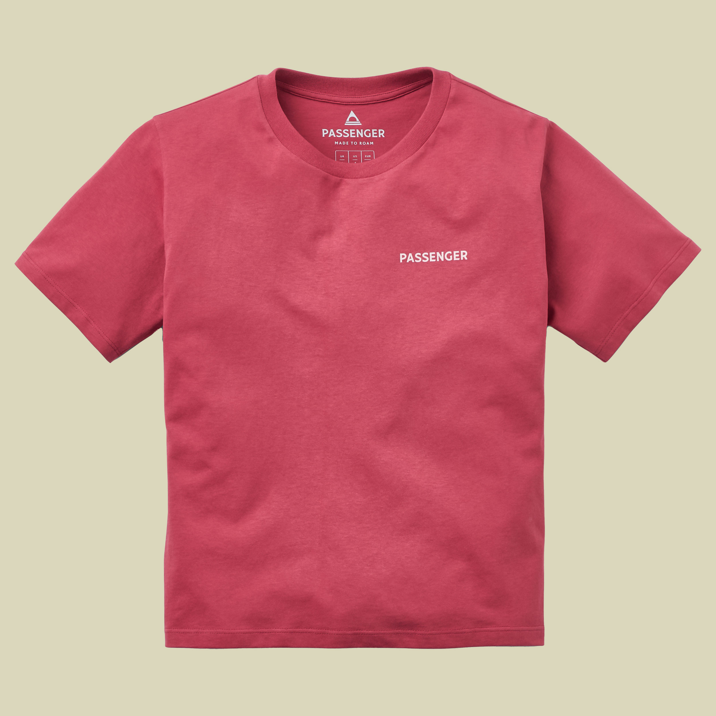 Roamer Recycled Cotton T-Shirt Women L rot - garnet