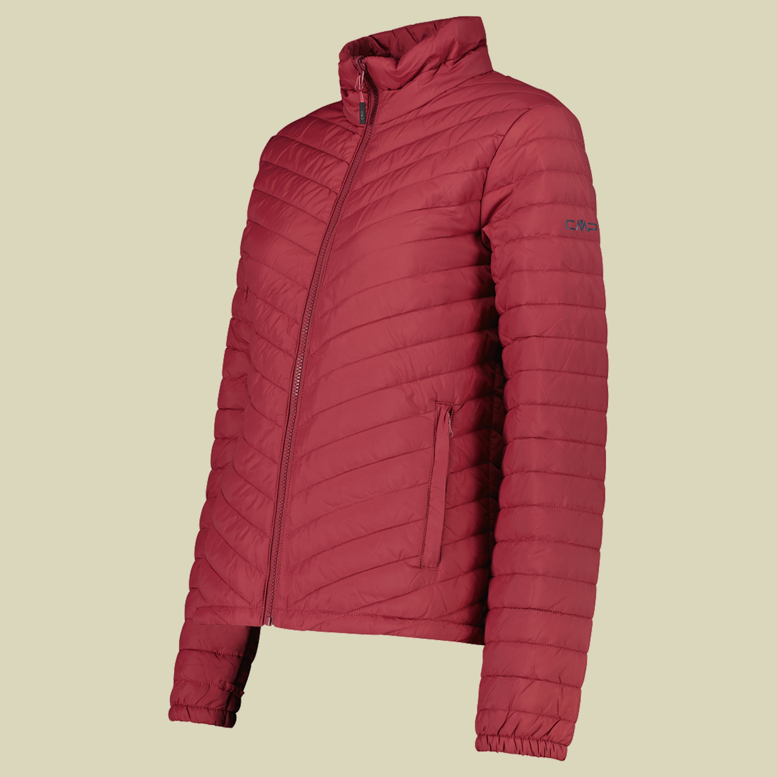 Woman Jacket Zip Hood Detachable Inn. Jacket 46 grau - Farbe titanio