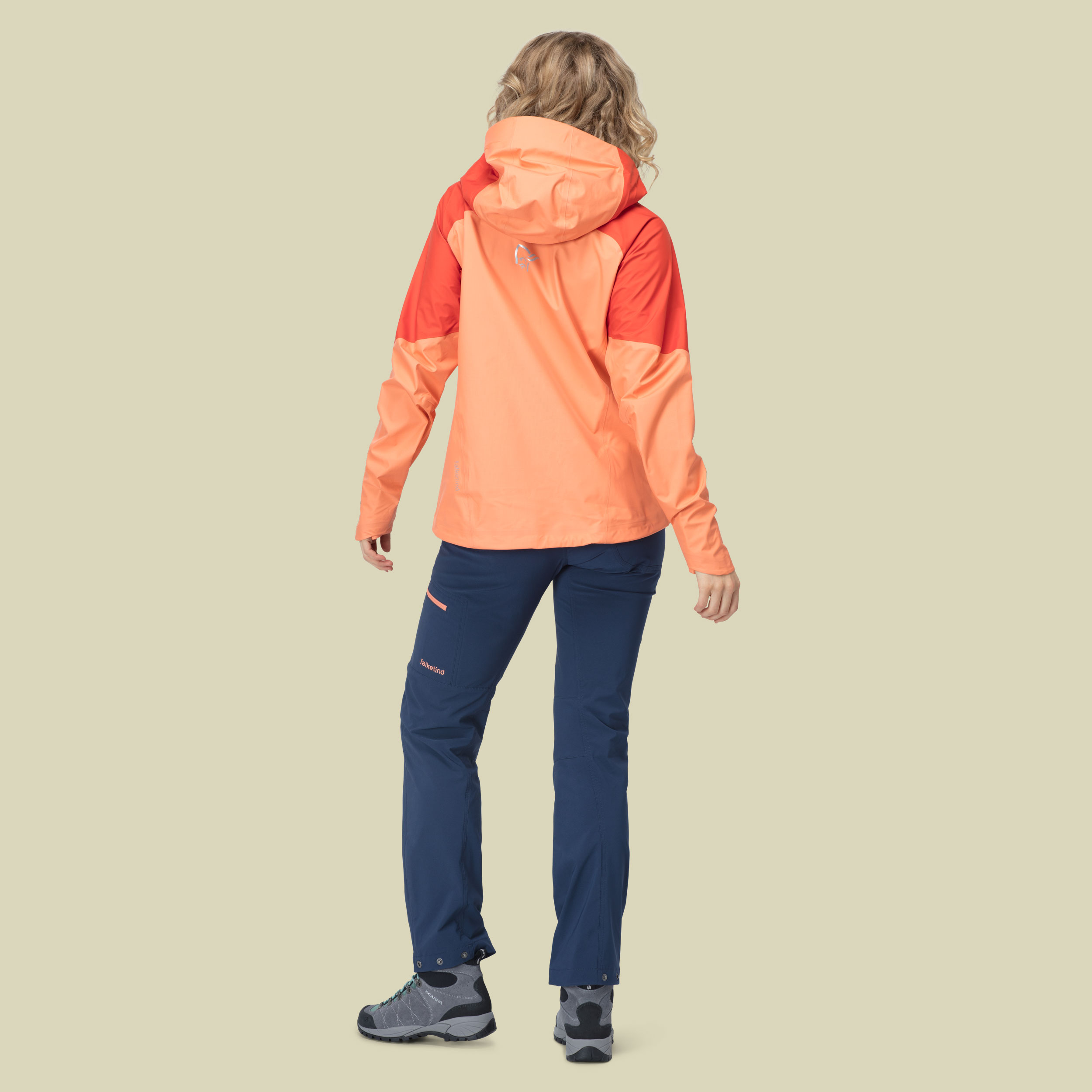 Falketind Gore-Tex Jacket Women Größe L  Farbe melon