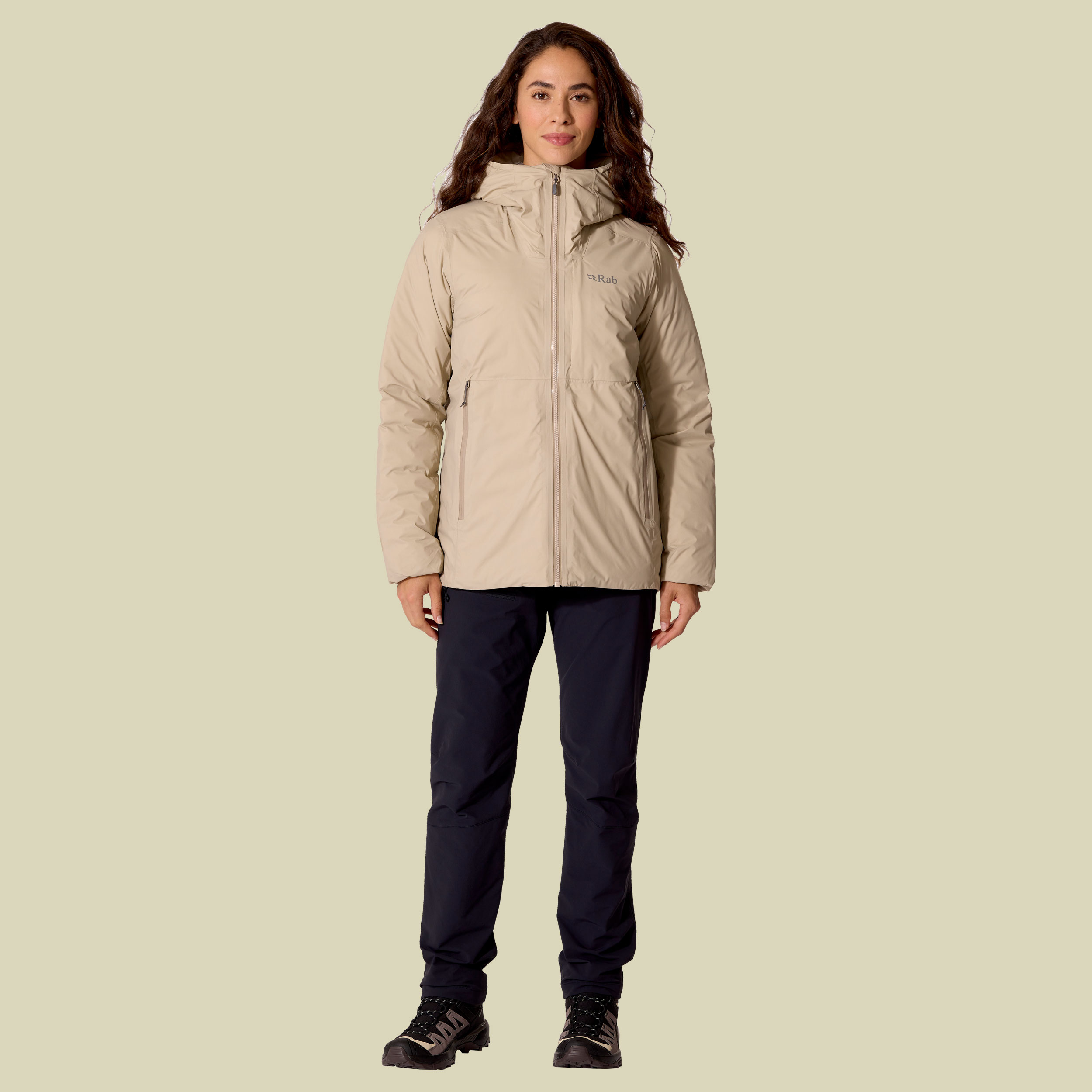 Microlight Shield Jacket Women XL (16) beige - dark pebble