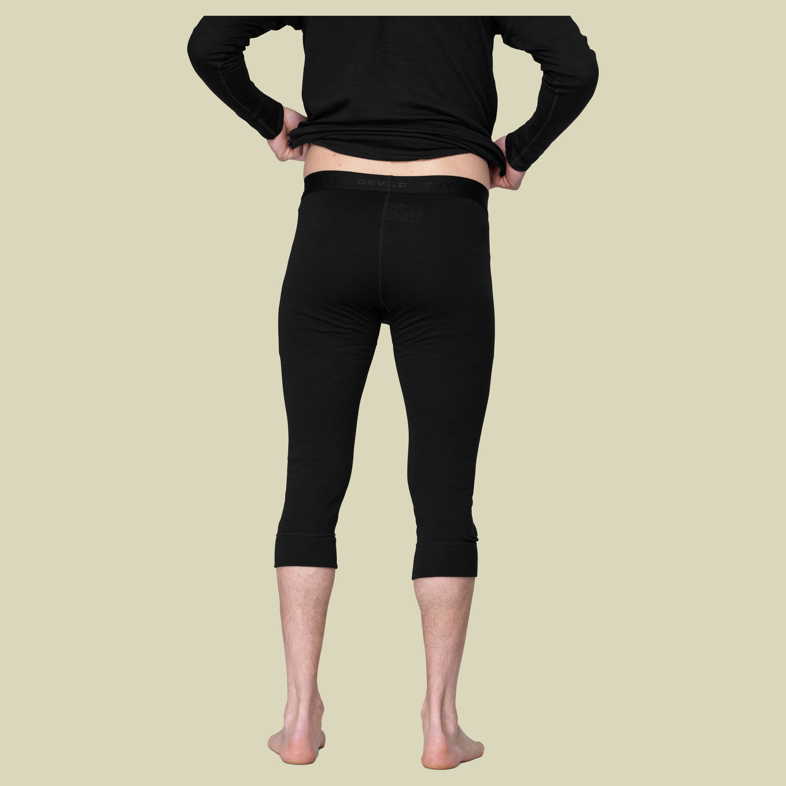 Duo Active Merino 205 3/4 Longs Man XL schwarz - black