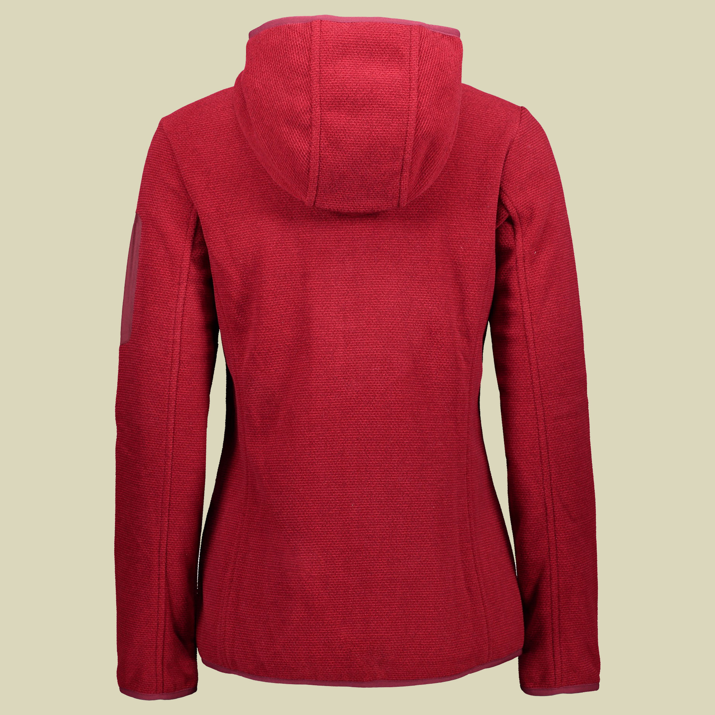Women Jacket Fix Hood Knitted Jacquard 38H2196 Größe 34 Farbe syrah-granita 57BG