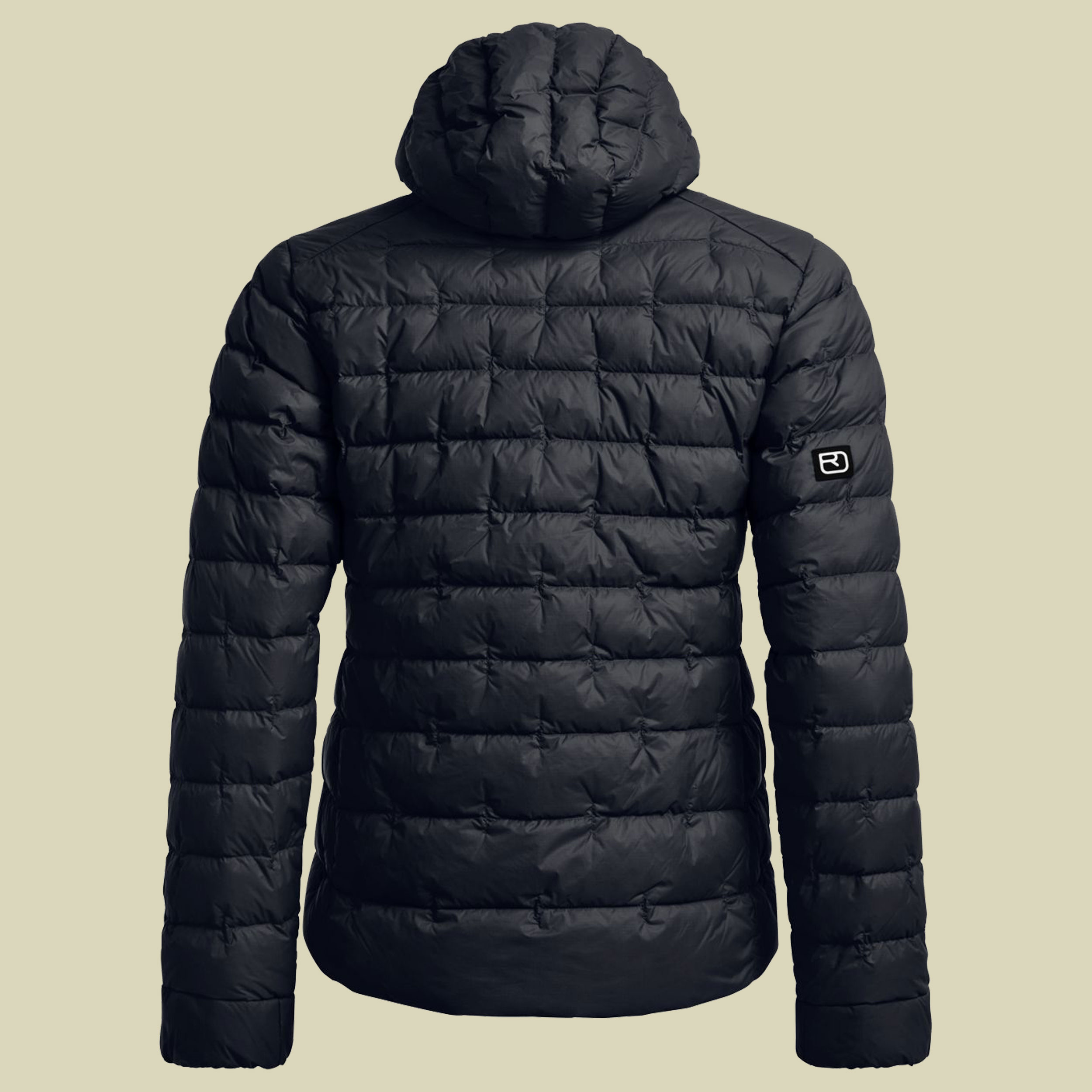 Downwool 180 Hooded Jacket Women L schwarz - black raven