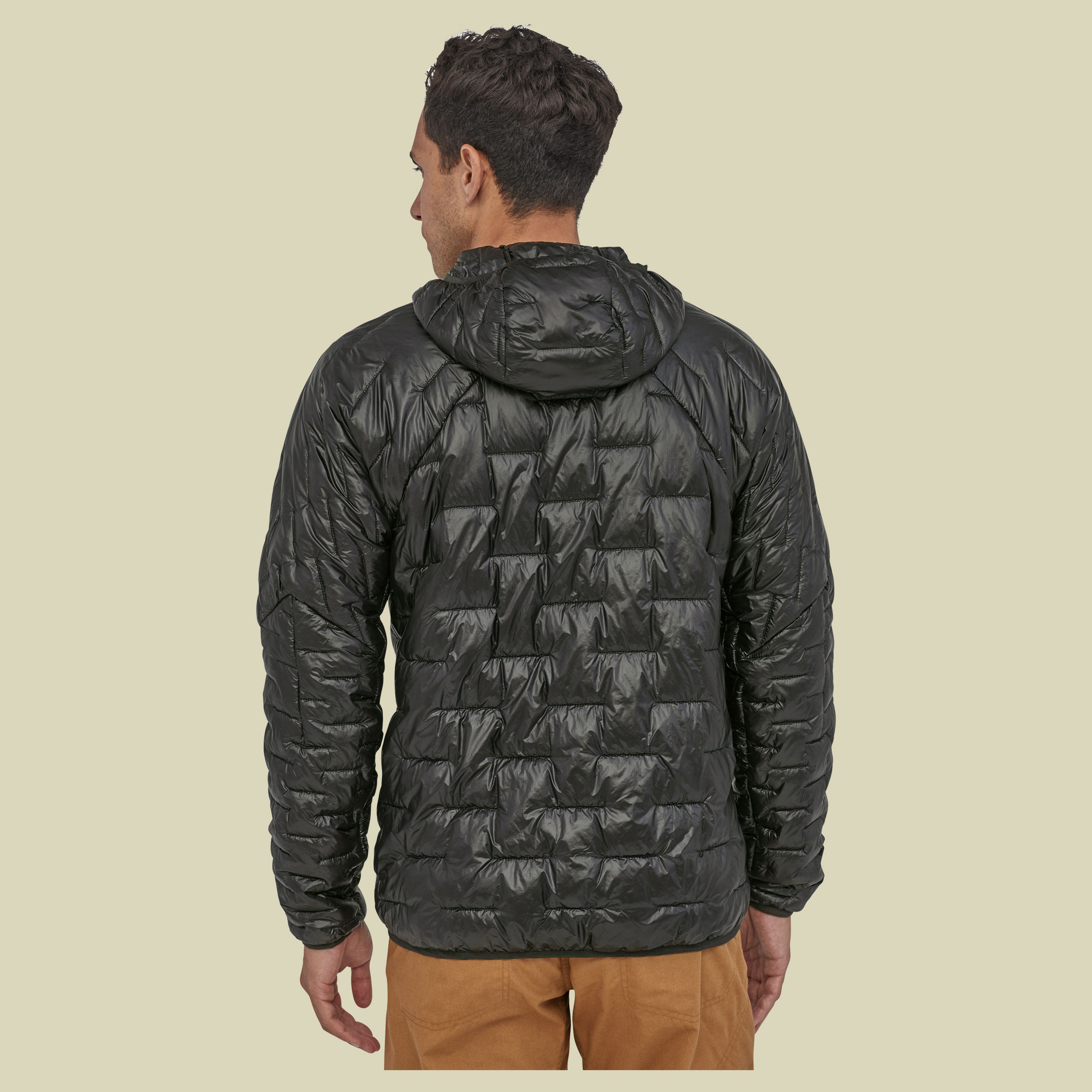 Micro Puff Hoody Men Größe M  Farbe black