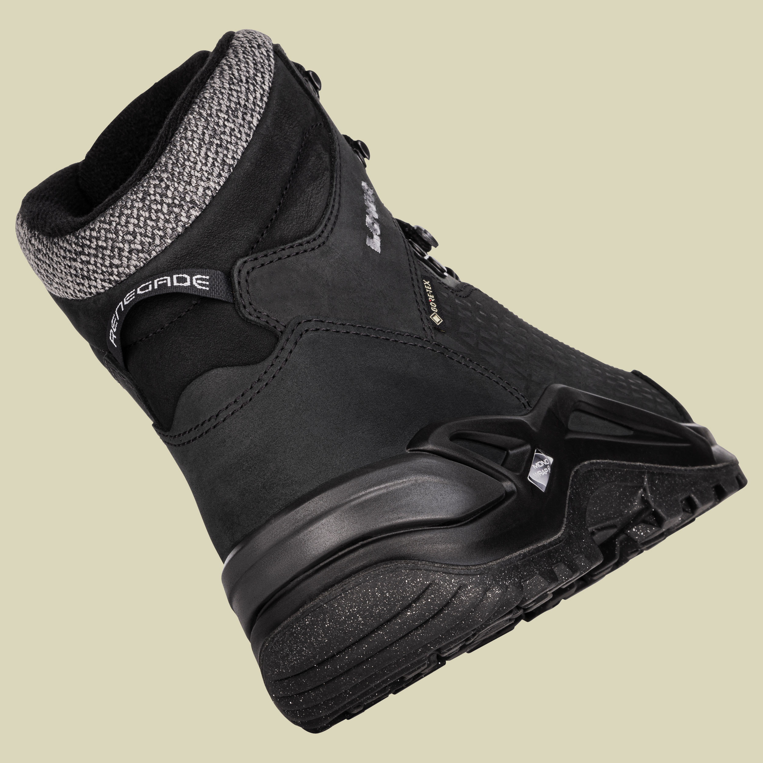 Renegade Warm GTX Mid Men UK 10 schwarz - schwarz/grau