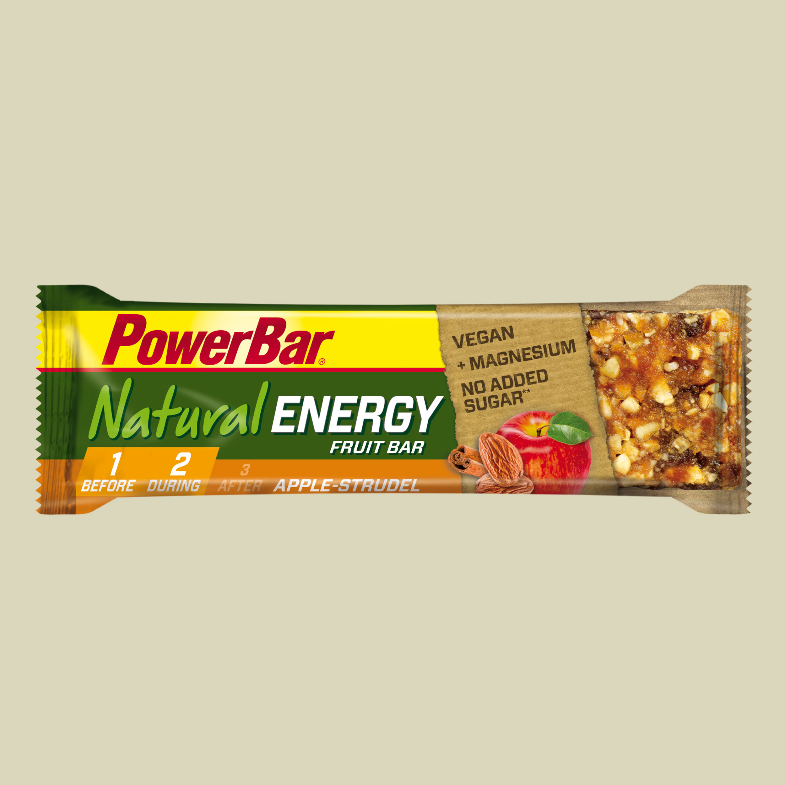 Natural Energy Fruit & Nut Bar Geschmack Apfelstrudel