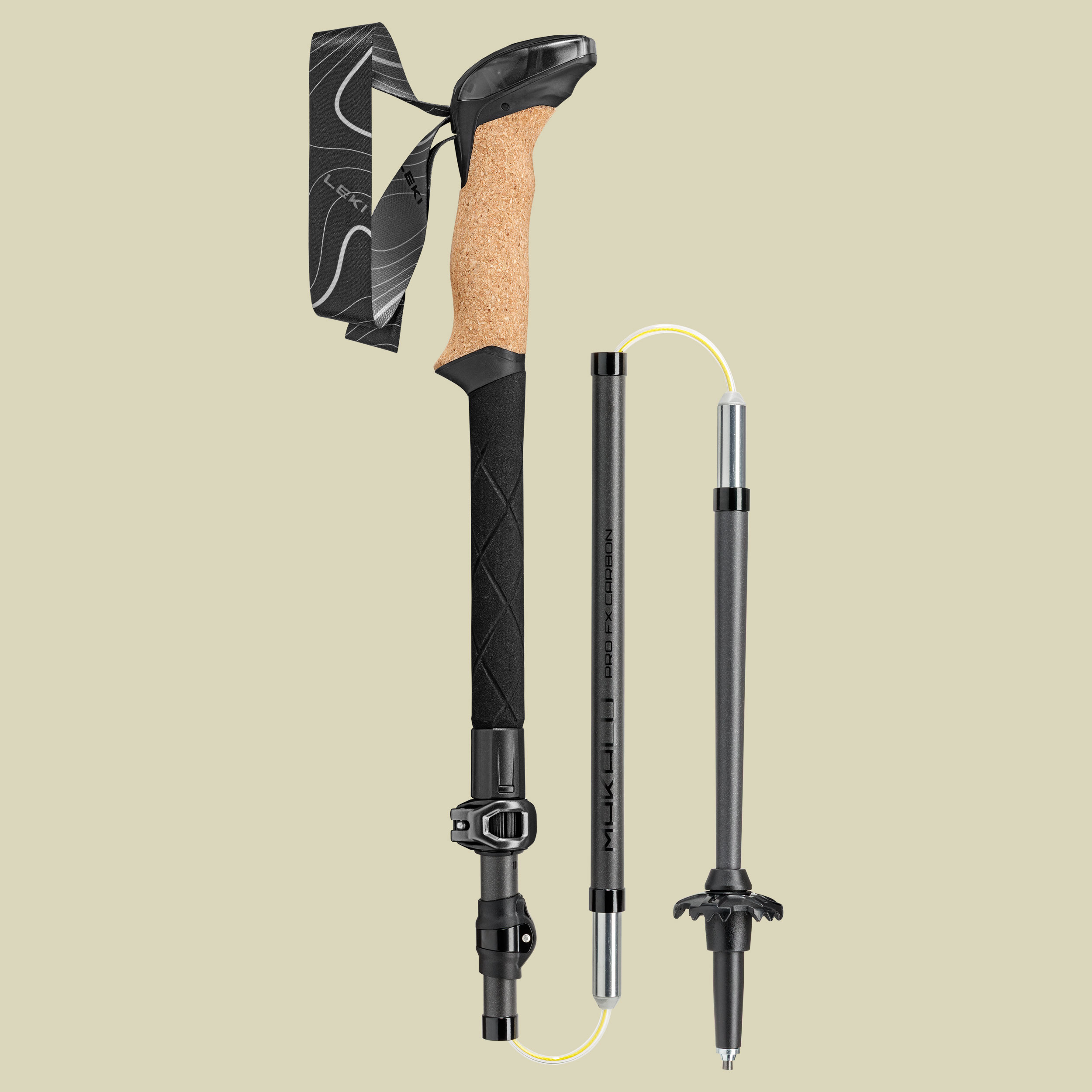 Makalu Pro FX Carbon Länge 110 - 130 cm Farbe naturalcarbon-black