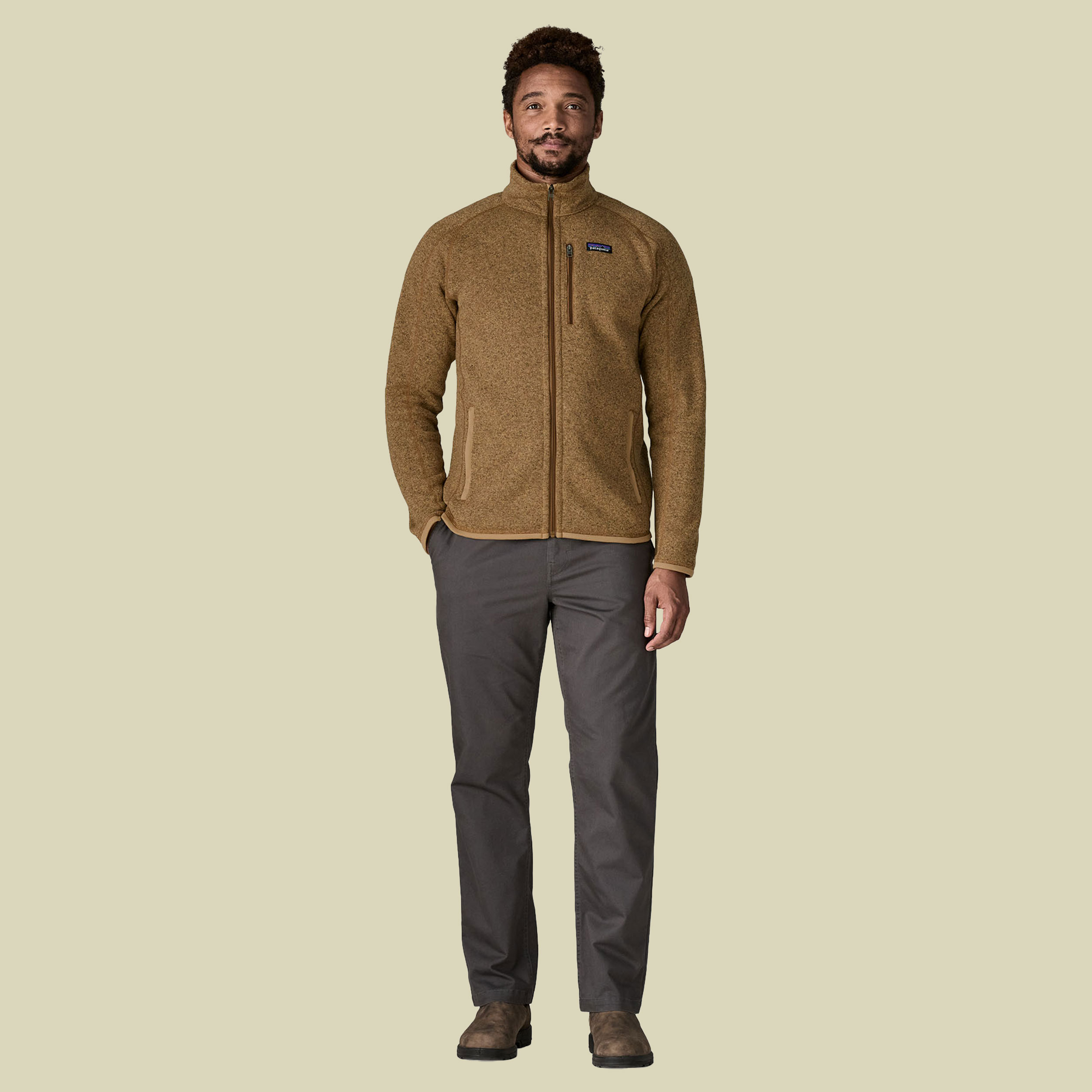 Better Sweater Jacket Men braun XXL - grayling brown