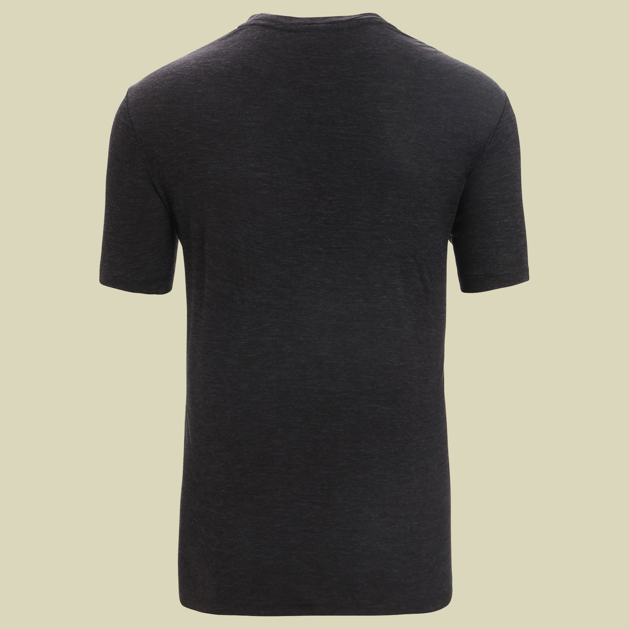 Merino Linen SS Tee Men Größe XL Farbe black