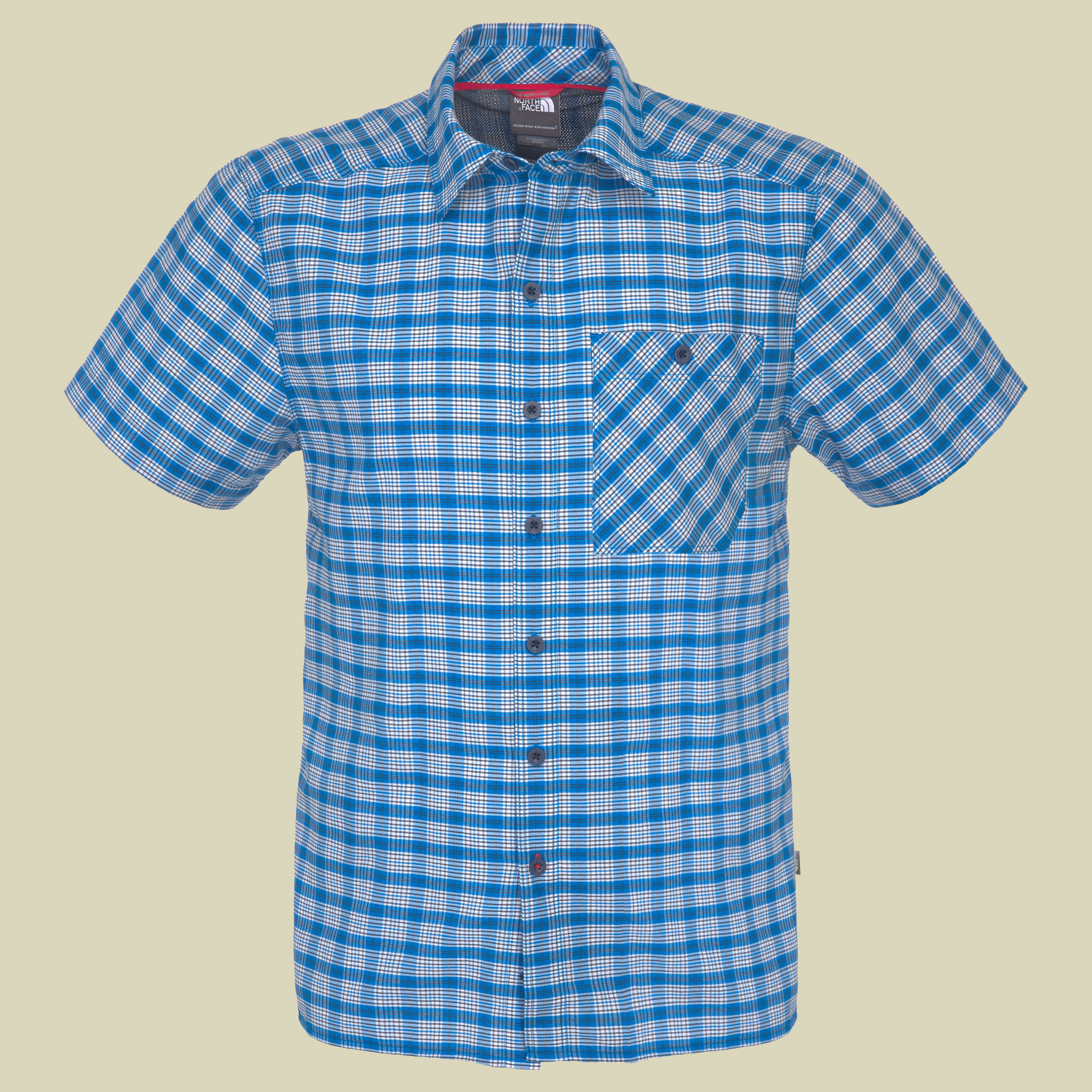 S/S Hypress Shirt Men Größe S Farbe drummer blue plaid