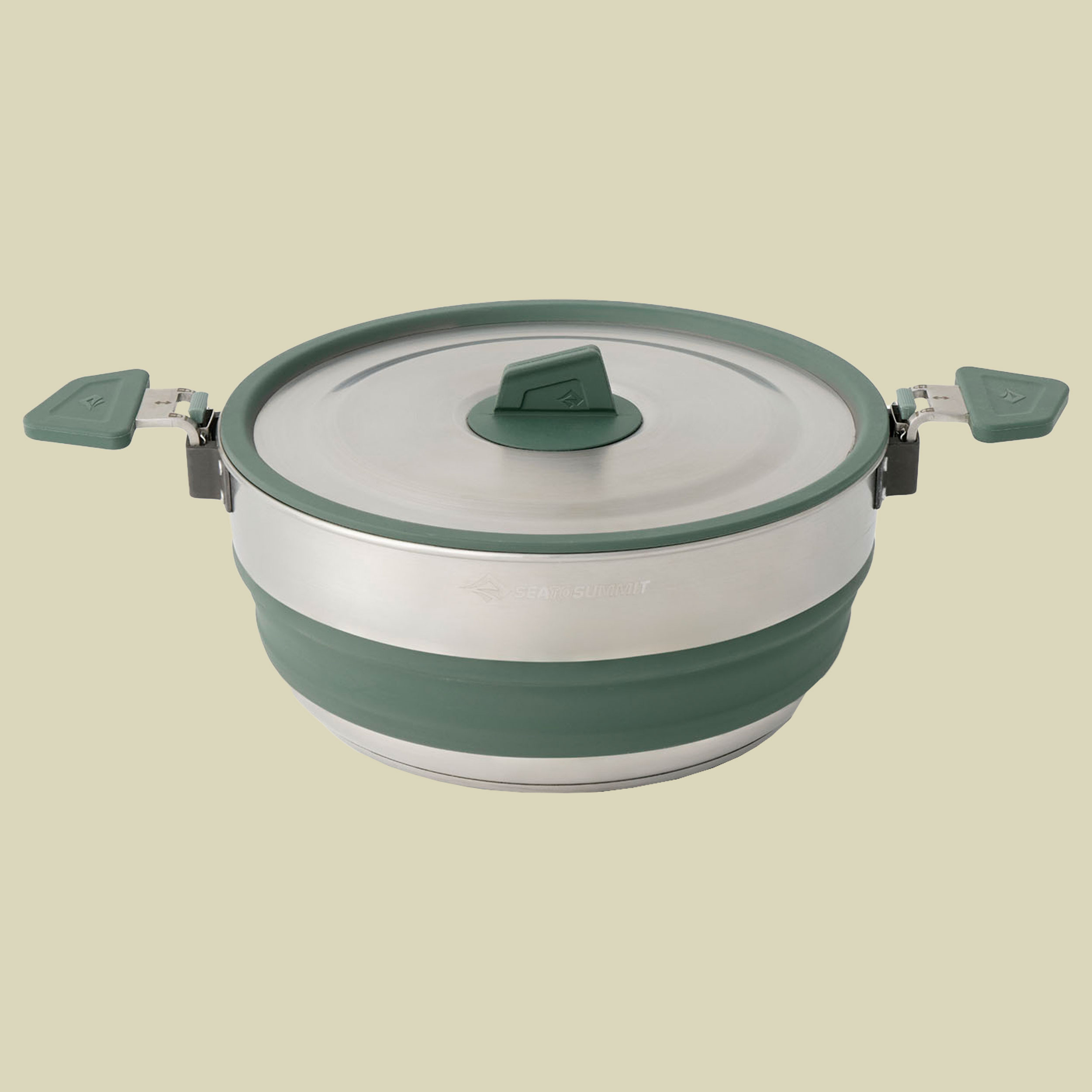 Detour Stainless Steel Collapsible Pouring Pot 3L grün - laurel wreath green