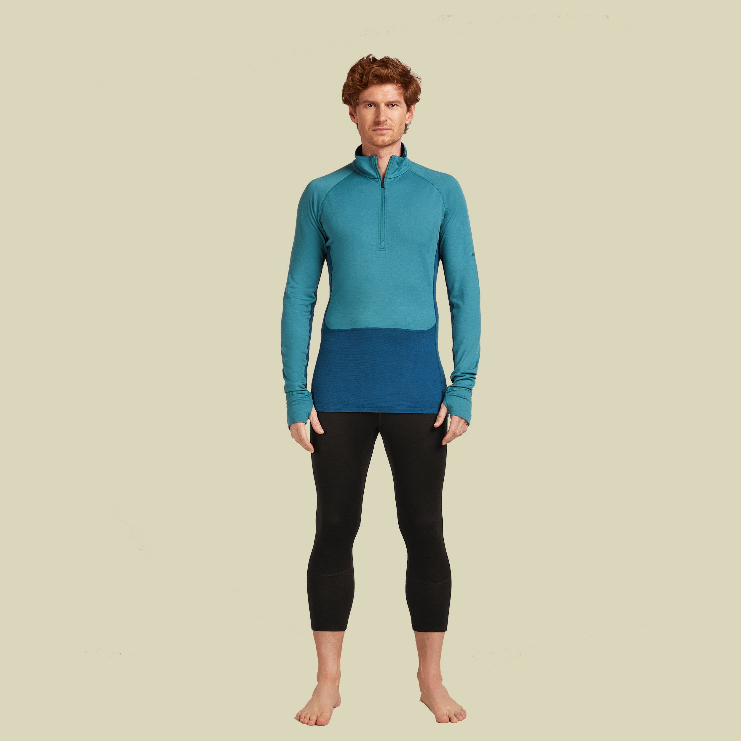 Merino 200 ZoneKnit™ LS Half Zip Men Merino 200 ZoneKnit™ LS Half Zip Men XL blau - atlantis/topaz/CB