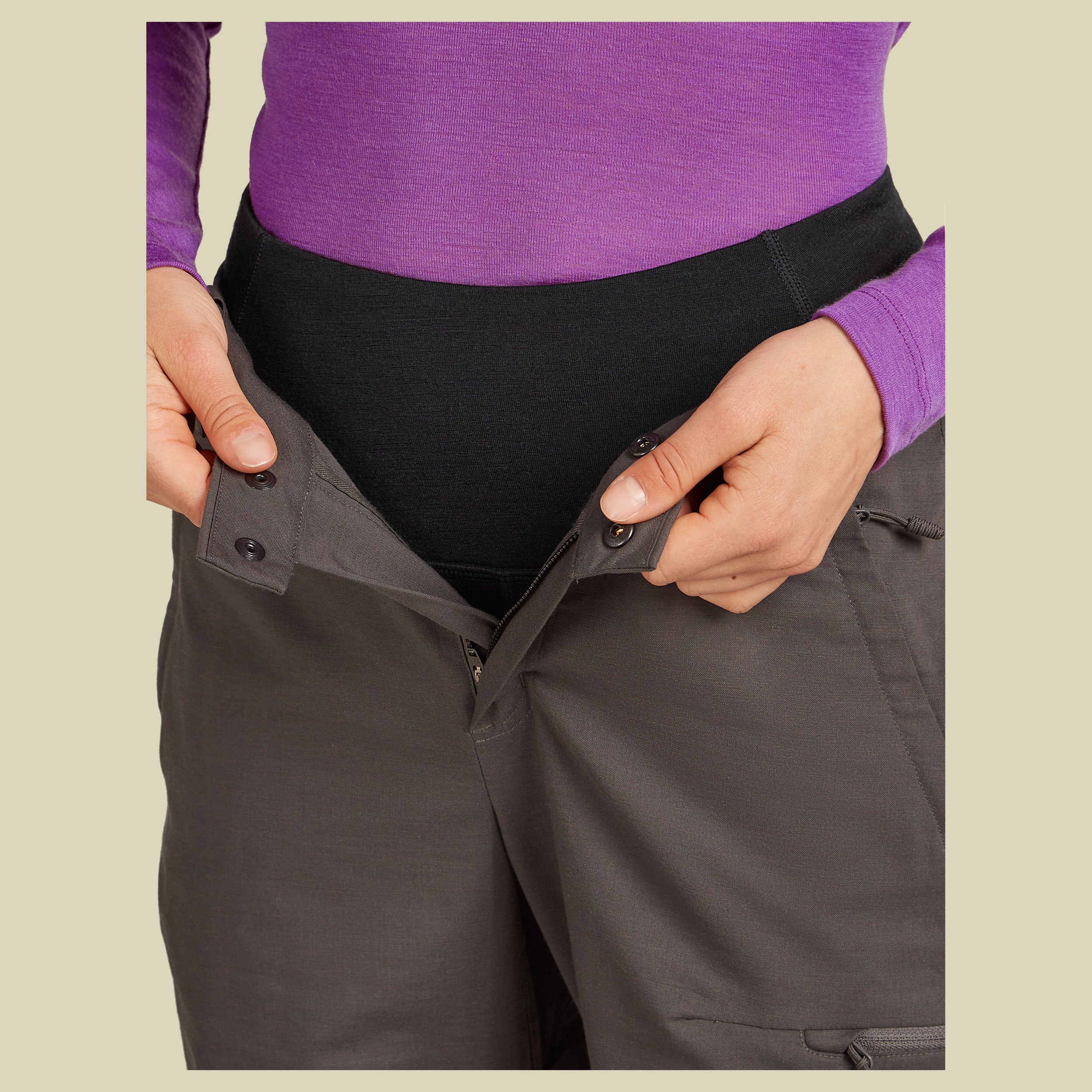 Merino 200 Oasis High Rise Leggings Women XS schwarz - black